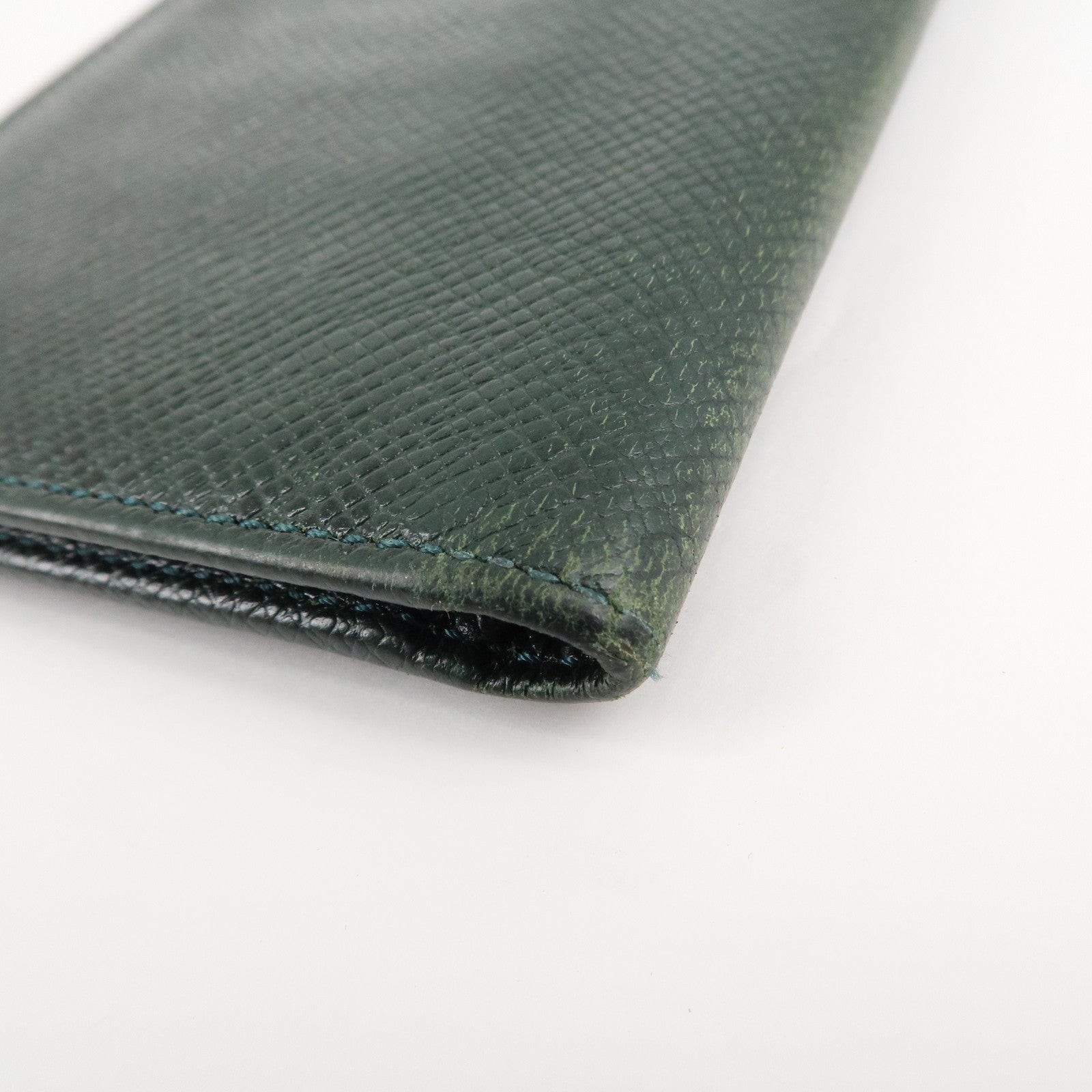 Louis Vuitton Taiga Set of 2 Wallet Epicea M30394 M30454 Used