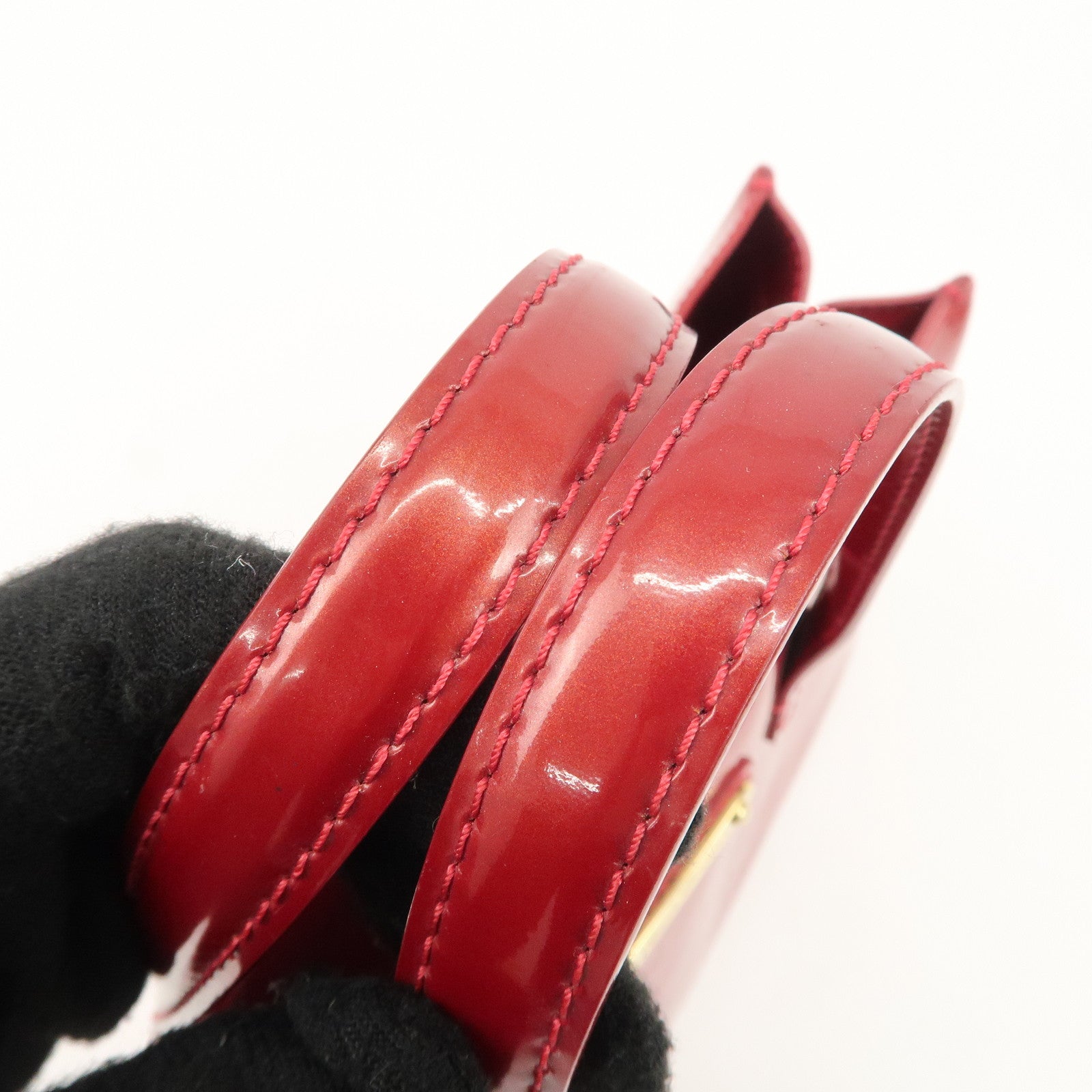 Louis Vuitton Monogram Vernis Wilshire PM Pomme d'Amour M93642 Used