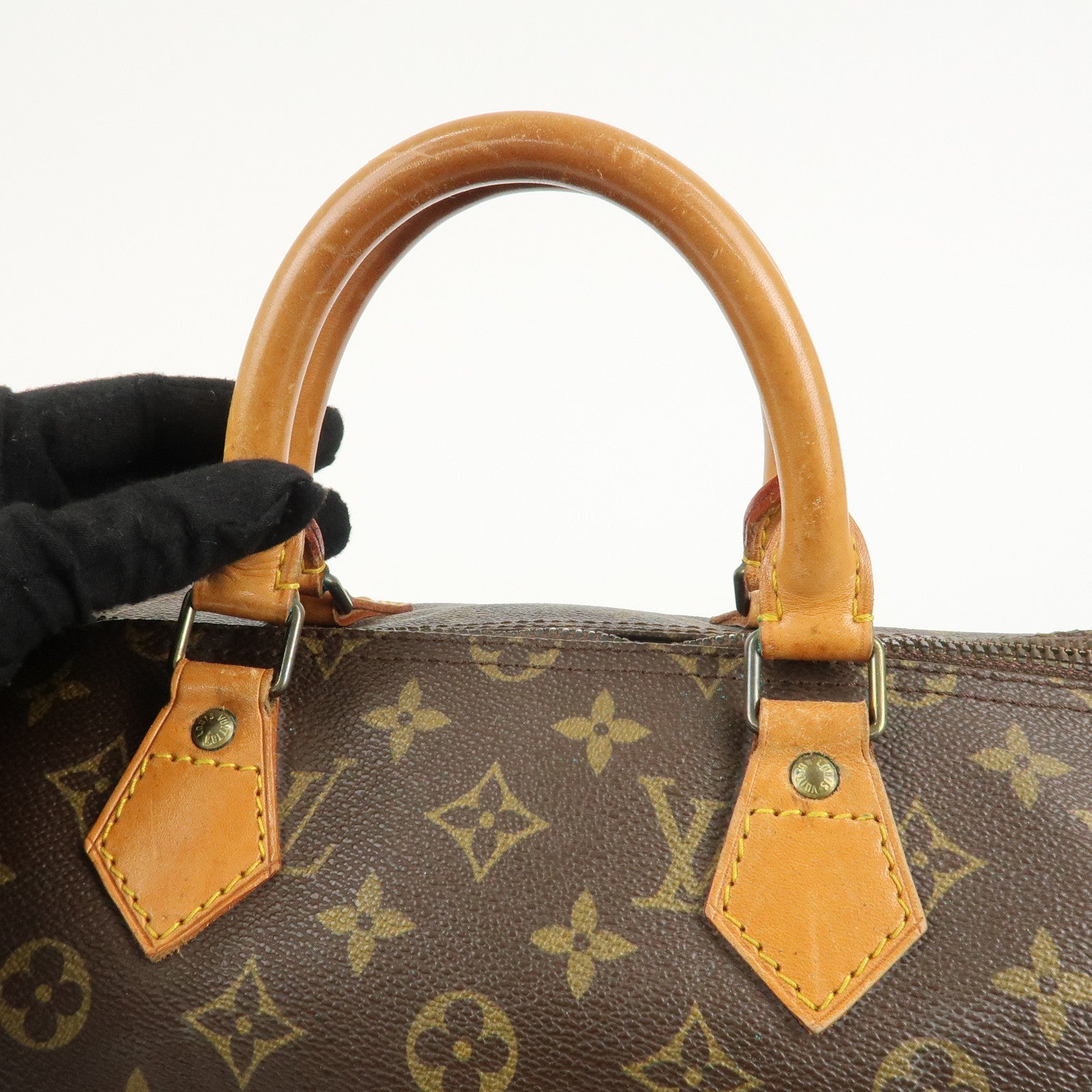 Louis Vuitton Monogram Speedy 35 Hand Bag Boston Bag M41524 Used