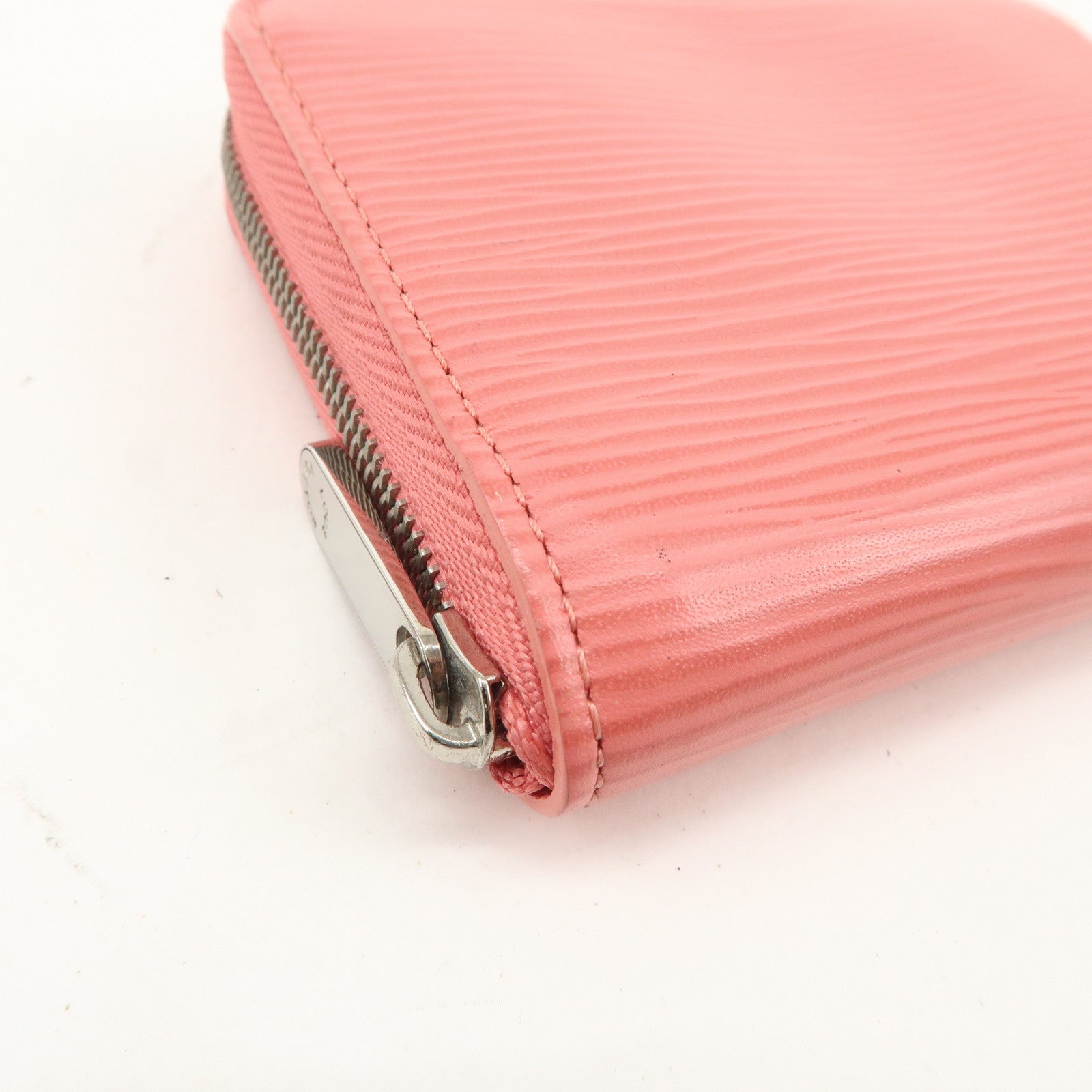 Louis Vuitton Epi Leather Zippy Coin Purse Corail M60593 Used