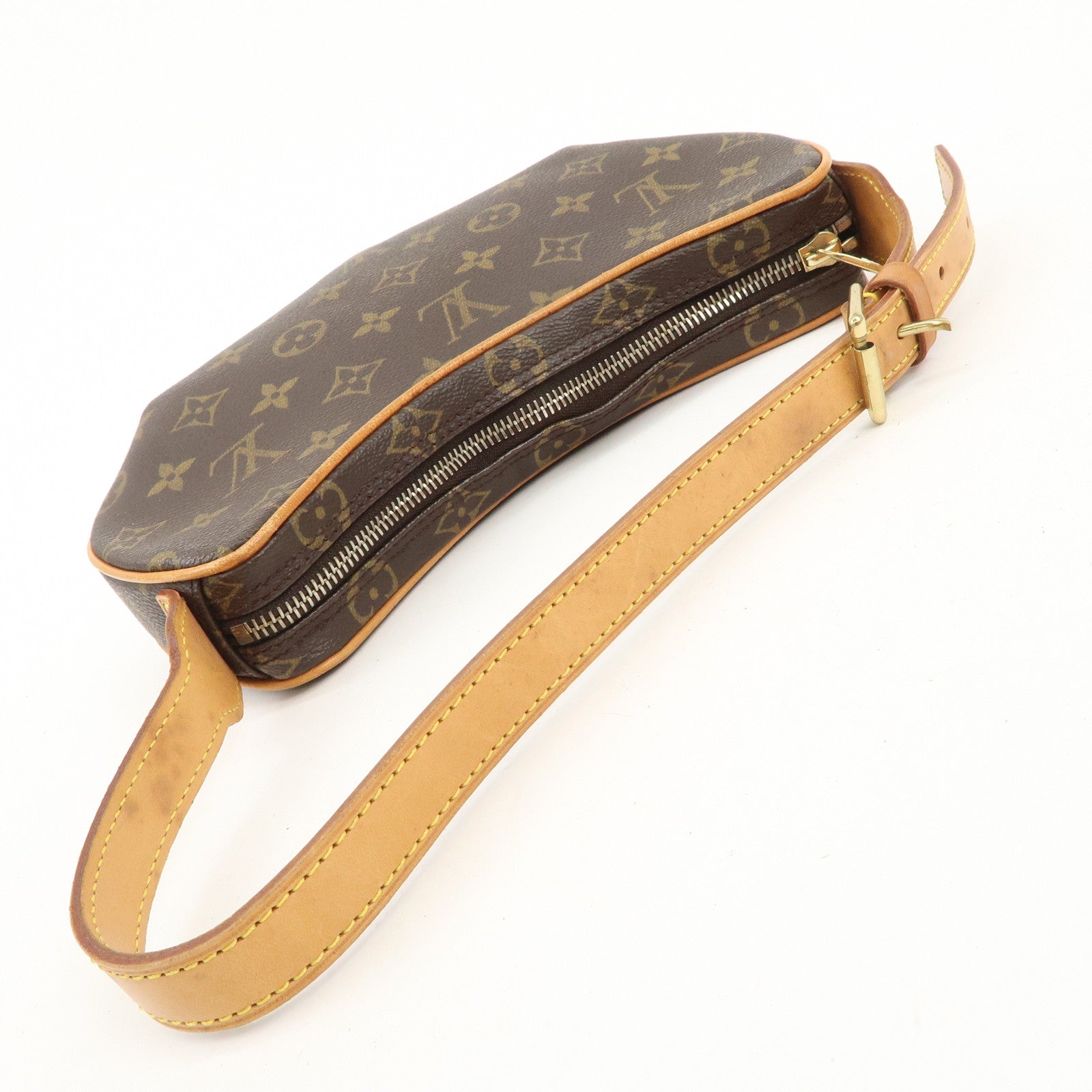 Louis Vuitton Monogram Pochette Croissant Shoulder Bag M51510 Used