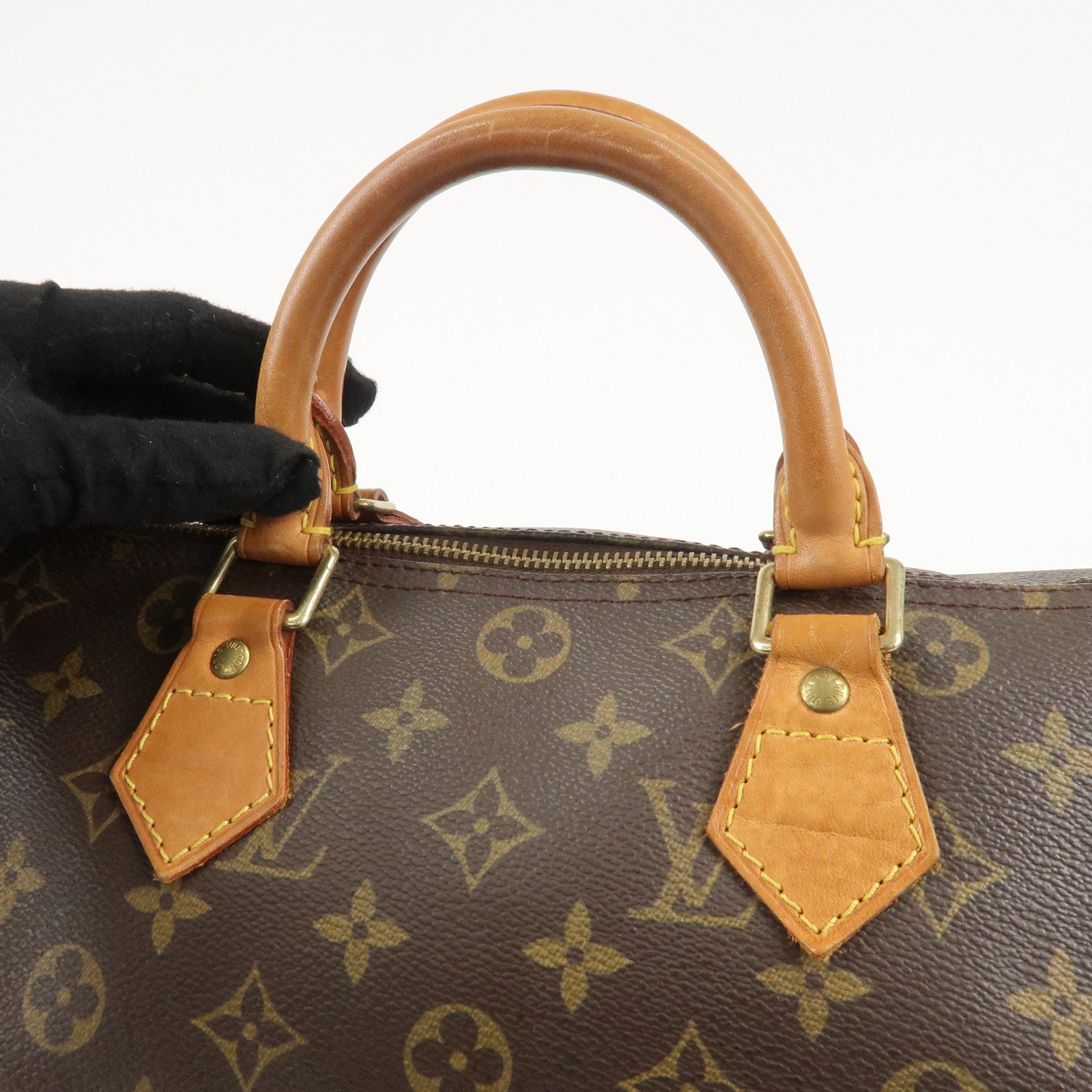 Louis Vuitton Monogram Speedy 30 Hand Bag Boston Bag M41526 Used