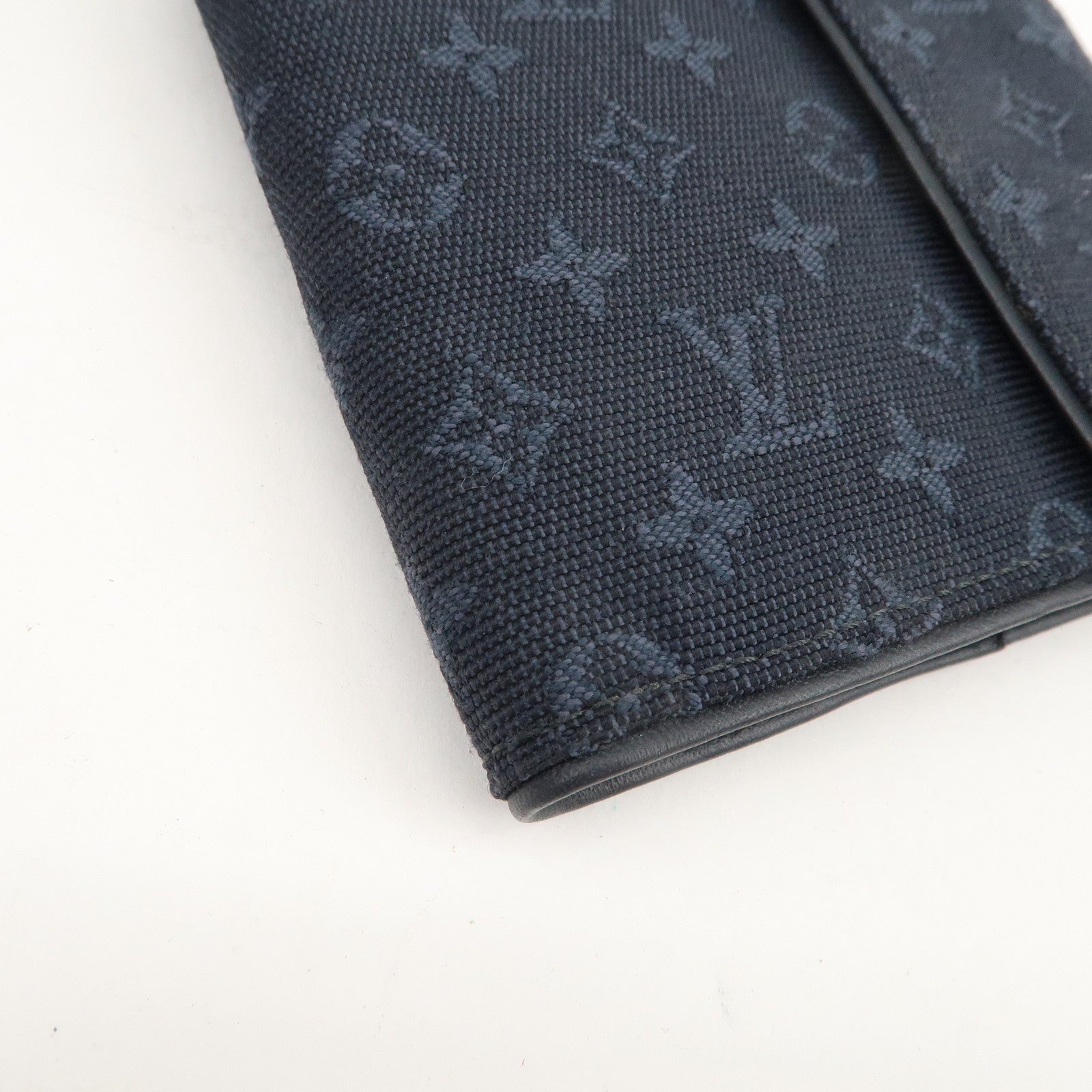 Louis Vuitton Monogram Mini Lin Porte Billet Carte Credit Monnaie Used