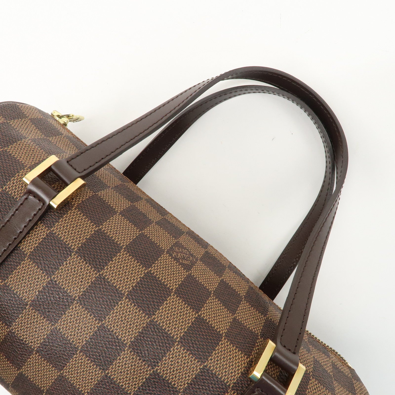Louis Vuitton Damier Ebene Papillon 26 Hand Bag Brown N51304 Used