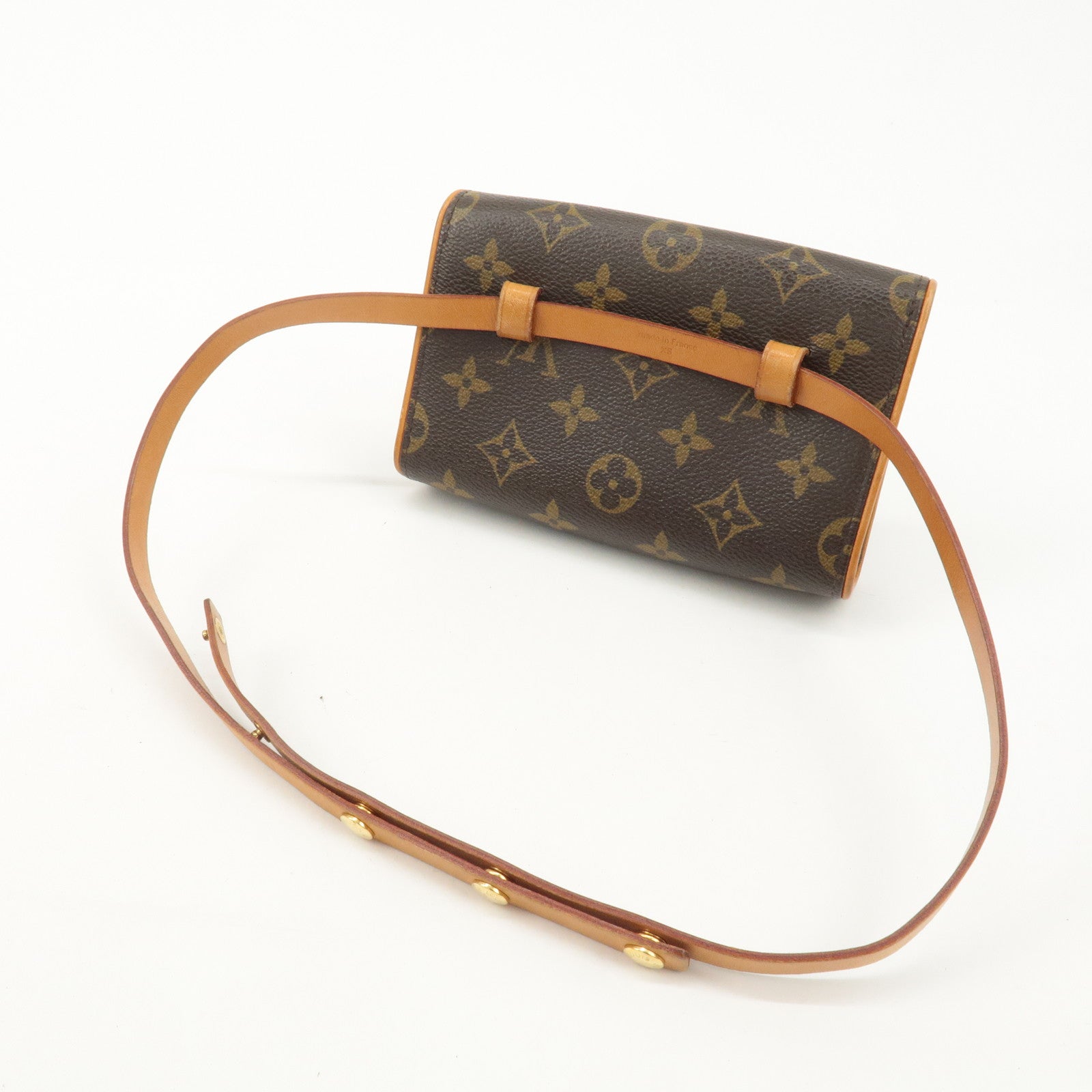 Louis Vuitton Monogram Pochette Florentine Waist Bag Belt M M51855 Used