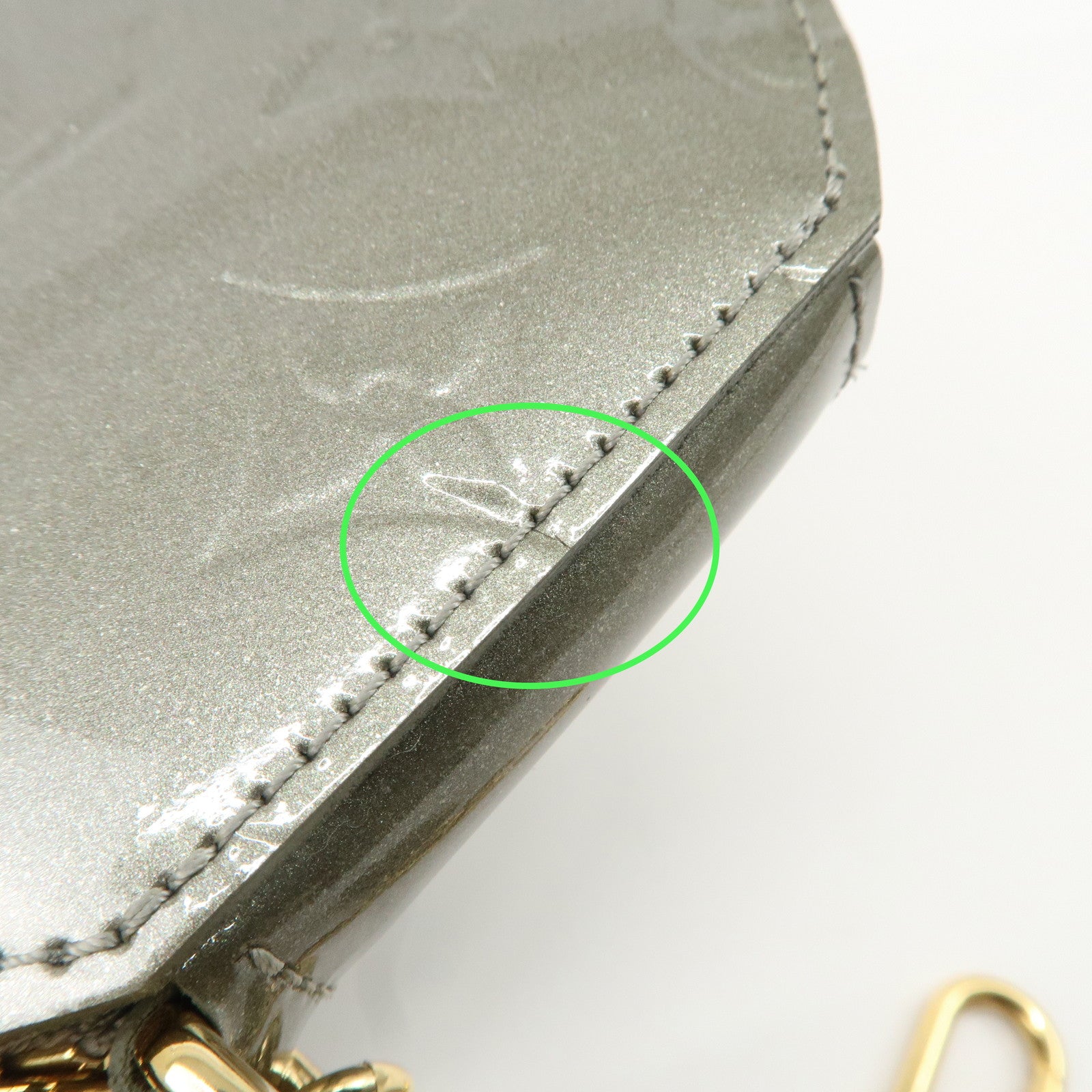 Louis Vuitton Monogram Vernis Porte Monnaie Chapeau M91415 Used