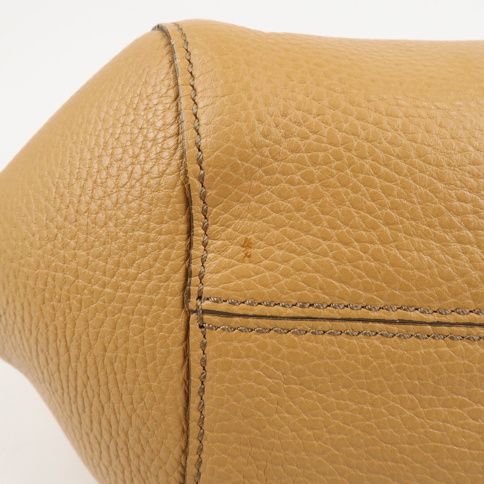 TOD’S Leather One-shoulder Bag Shoulder Bag Hand Bag Brown Used