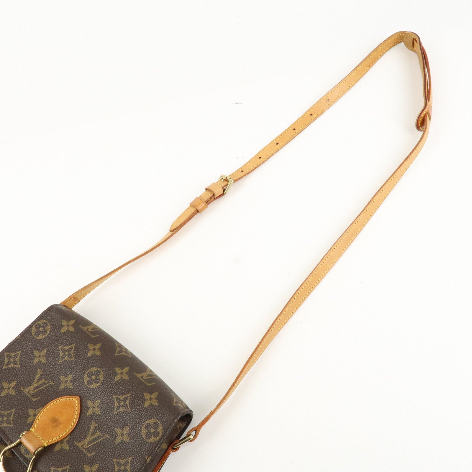 Louis Vuitton Monogram Mini Saint Cloud Shoulder Bag M51244 Used