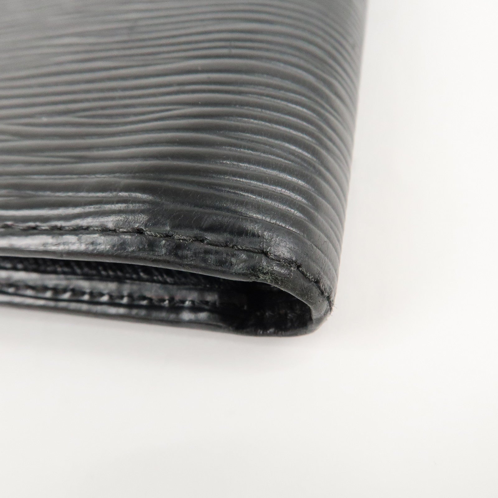 Louis Vuitton Epi Set of 2 Bi-fold Wallet Noir M63642 M63552 Used