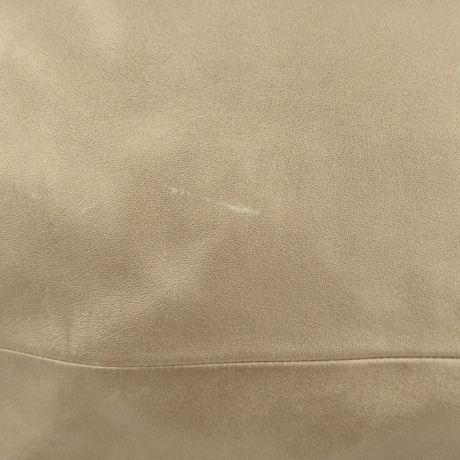 LOEWE Anagram Leather Nappa Aire Hand Bag Gold Used