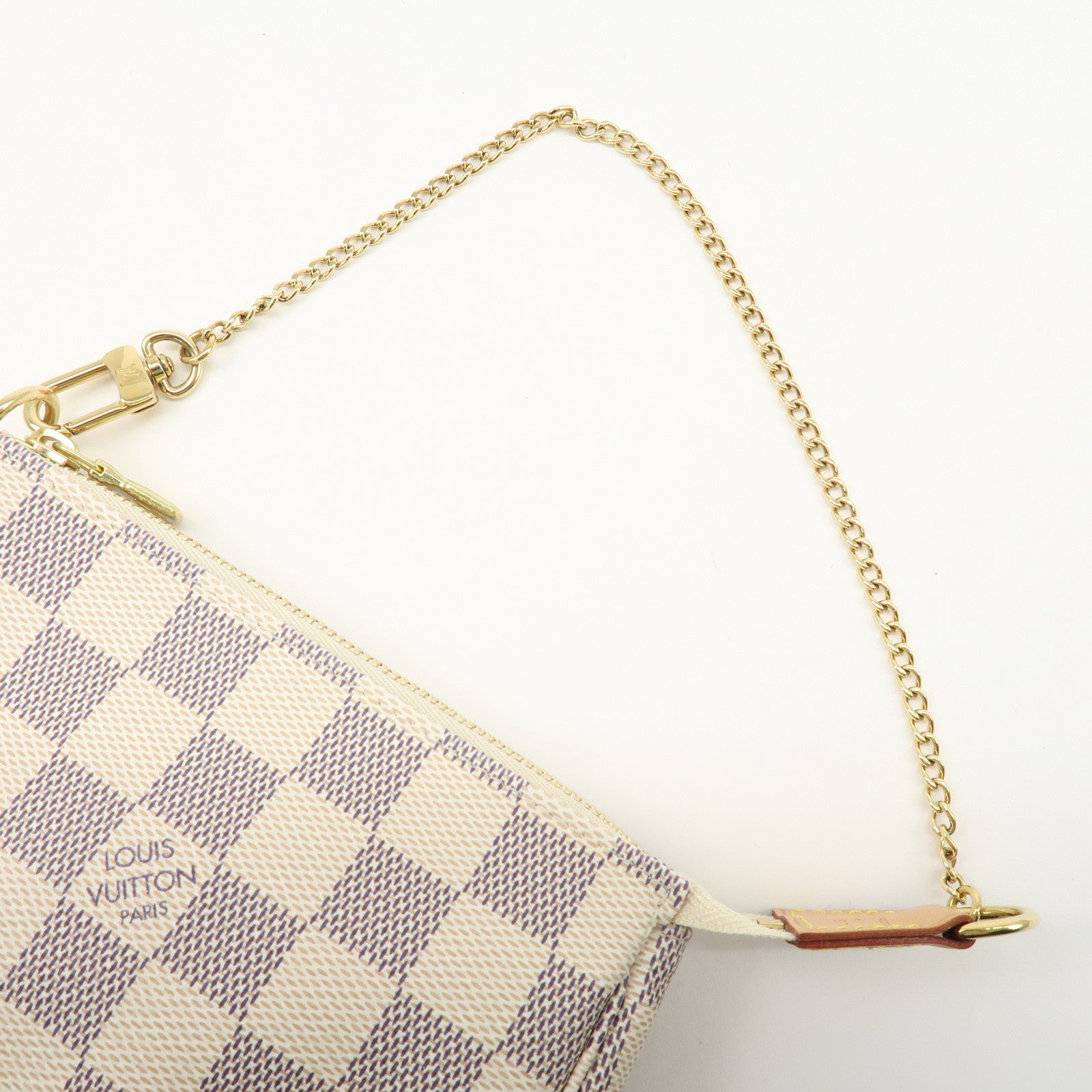 Louis Vuitton Damier Azur Mini Pochette Accessoires Pouch N58010 Used