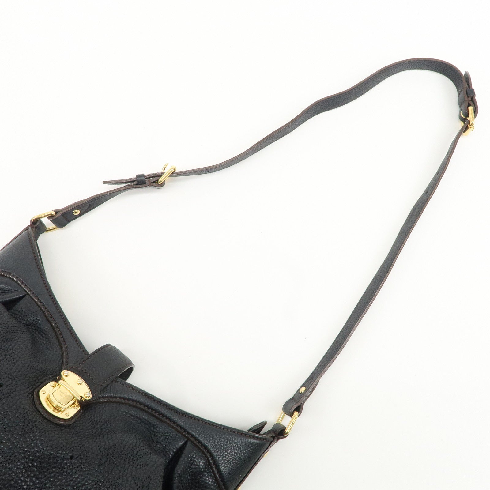 Louis Vuitton Monogram Mahina XS Shoulder Bag Black M95660 Used