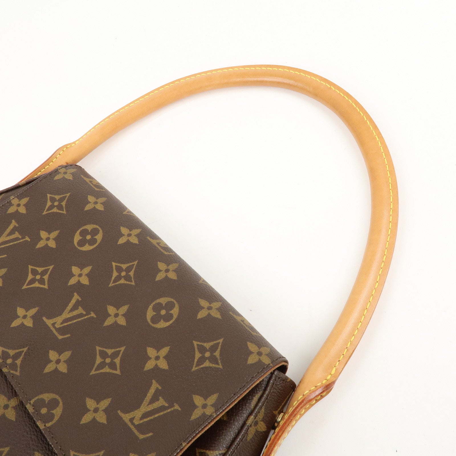 Louis Vuitton Monogram Mini Looping Shoulder Bag Hand Bag M51147 Used
