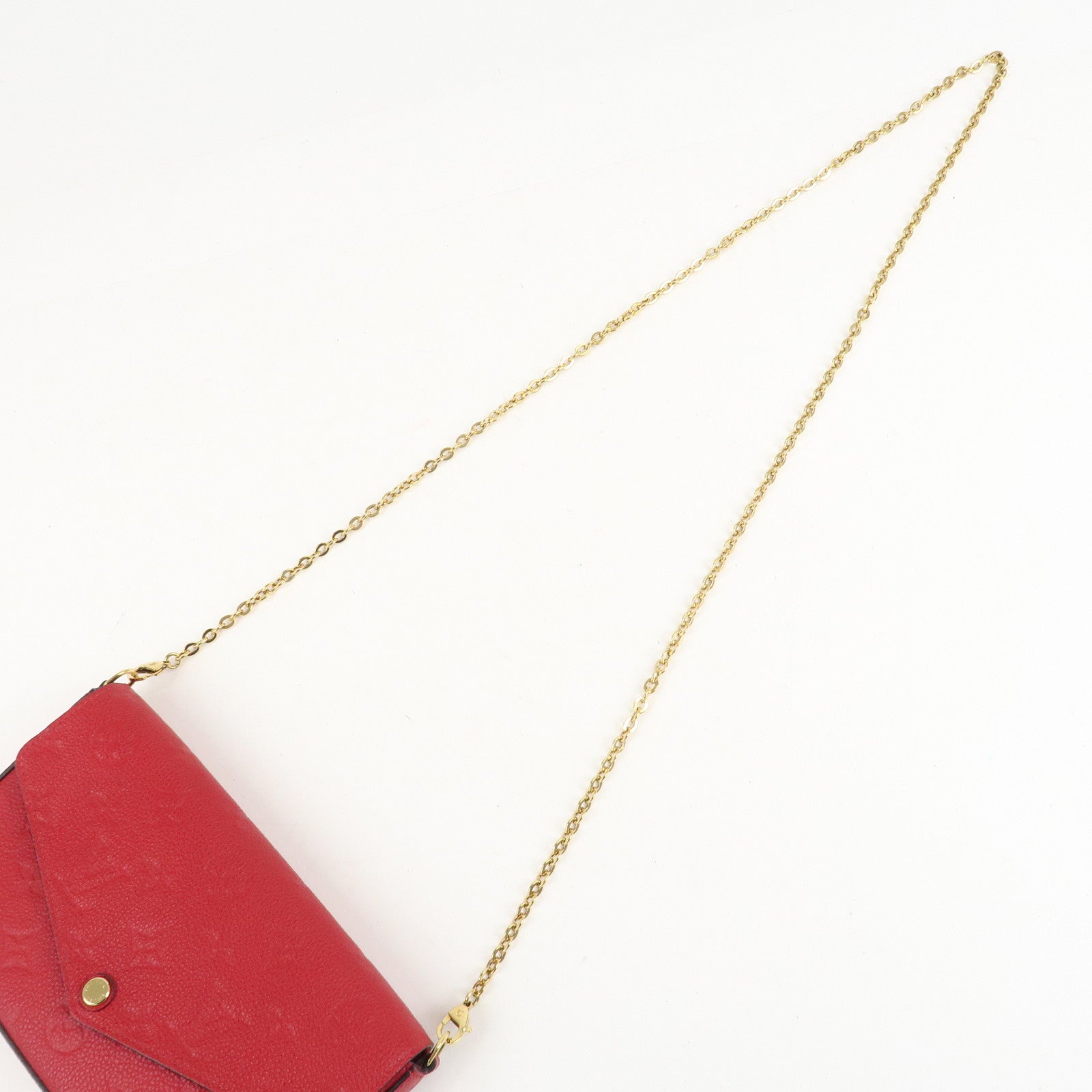 Louis Vuitton Monogram Empreinte Felicie Chain Shoulder Bag M63700 Used