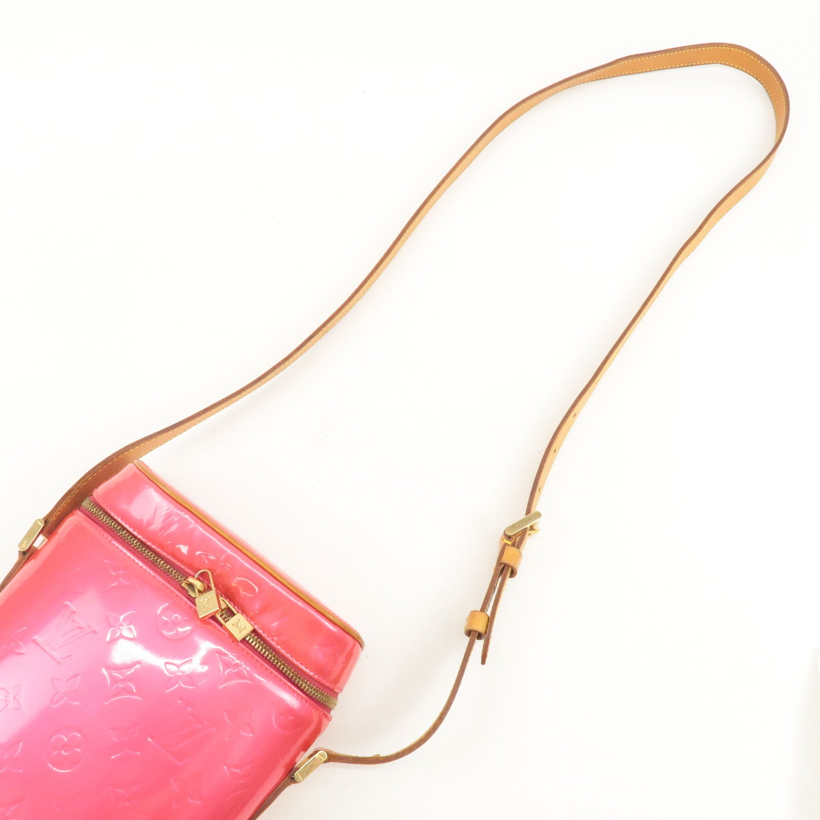 Louis Vuitton Monogram Vernis Sullivan Vertical Fuchsia M91259 Used