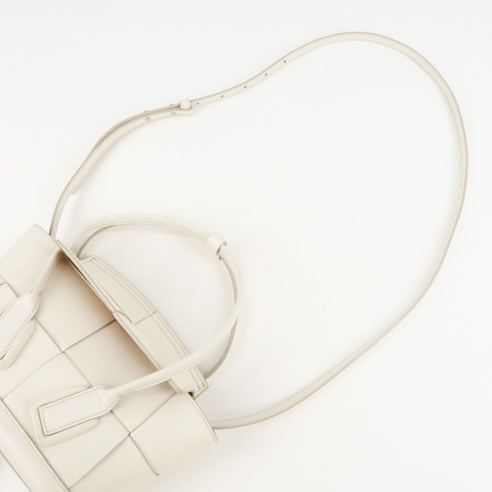 BOTTEGA VENETA Intrecciato Leather Mini The Arco 2Way Bag 600606 Used