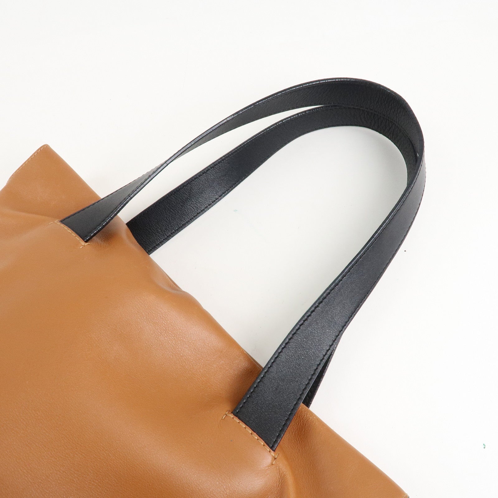 LOEWE Anagram Leather Bolso Shopper Tote Bag Shoulder Bag Used