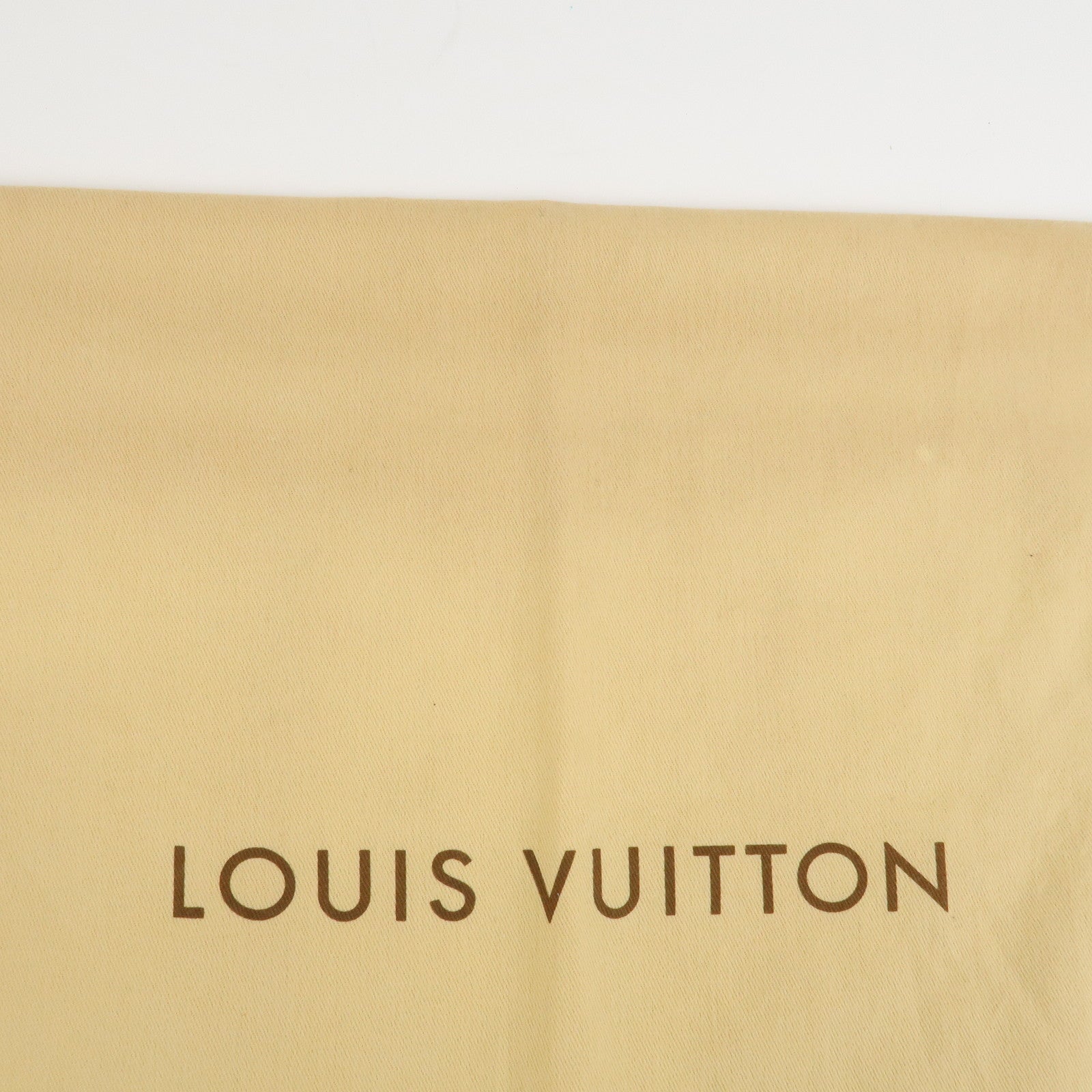 Louis Vuitton Set Of 10 Dust Bag Flap Style Beige Used
