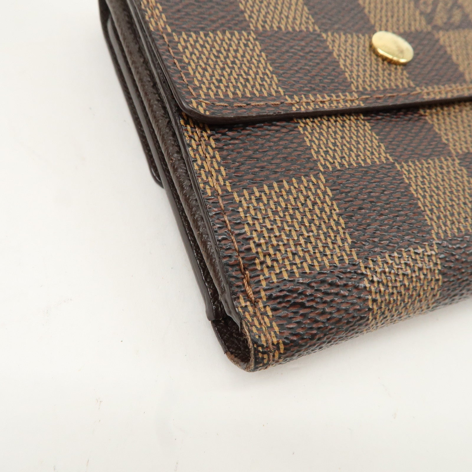 Louis Vuitton Damier Porte Monnaie Bier Carte Credit N61652 Used