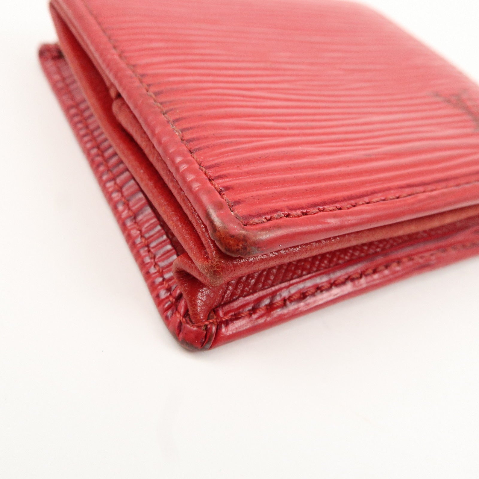 Set of 2 Louis Vuitton Epi Taiga Coin Case M63697 M30374 Used