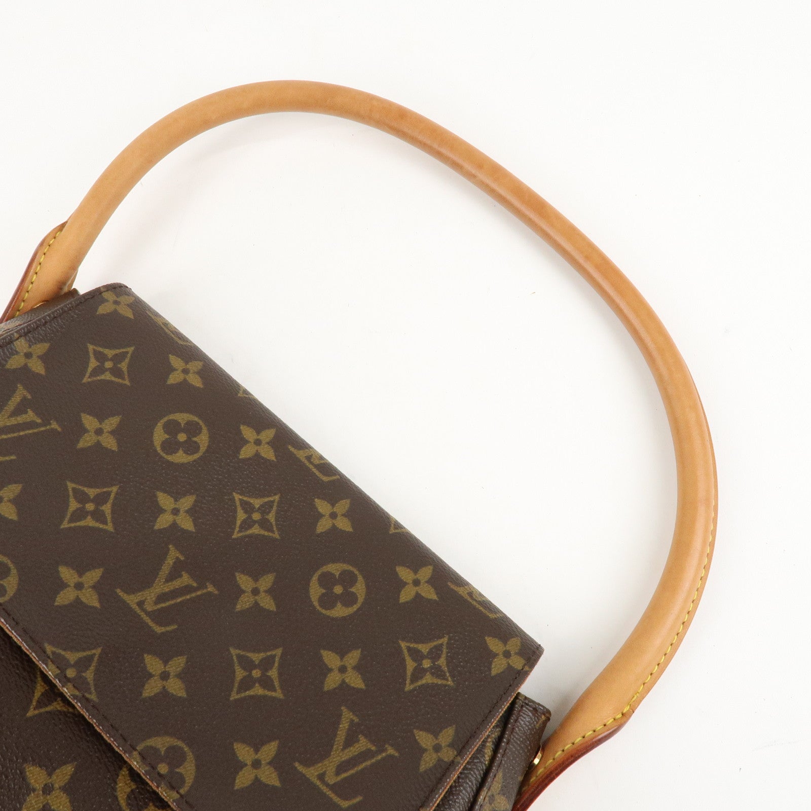 Louis Vuitton Monogram Mini Looping Shoulder Bag Hand Bag M51147 Used