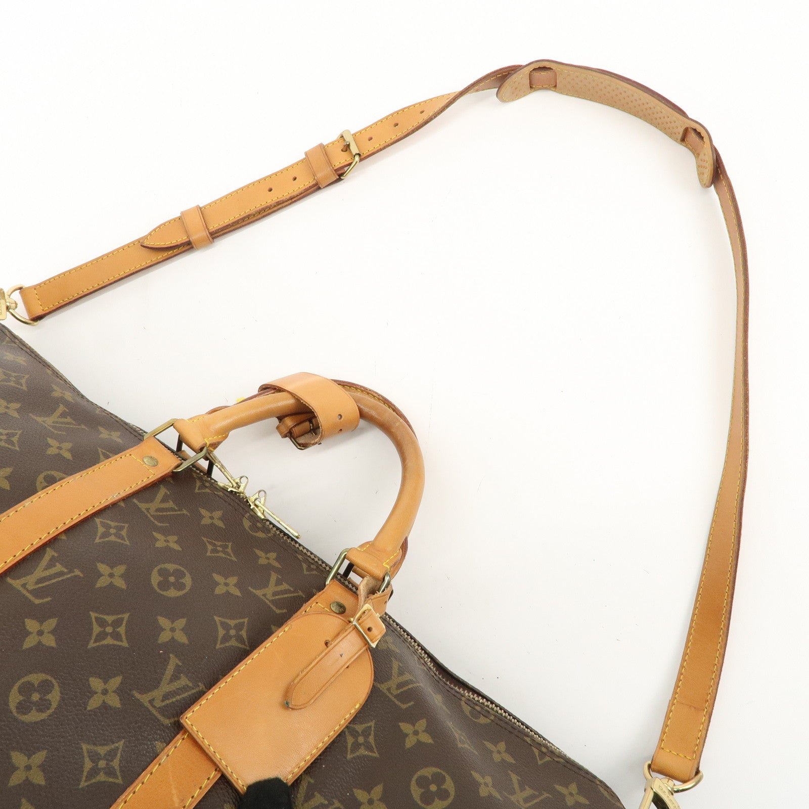 Louis Vuitton Monogram Keep All Bandouliere 50 Boston Bag M41416 Used