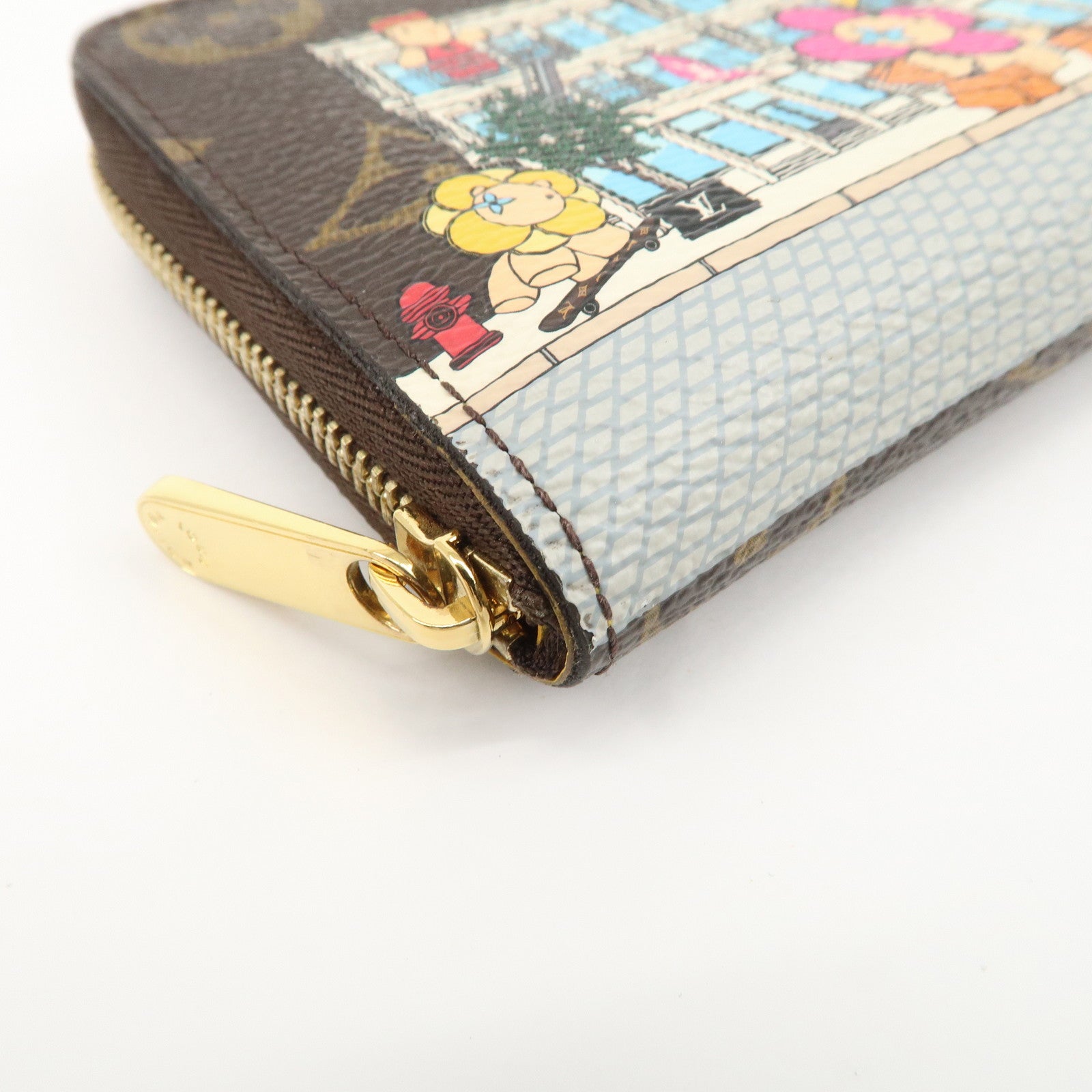 Louis Vuitton Monogram Zippy Coin Purse Wallet Vivienne M81629 Used