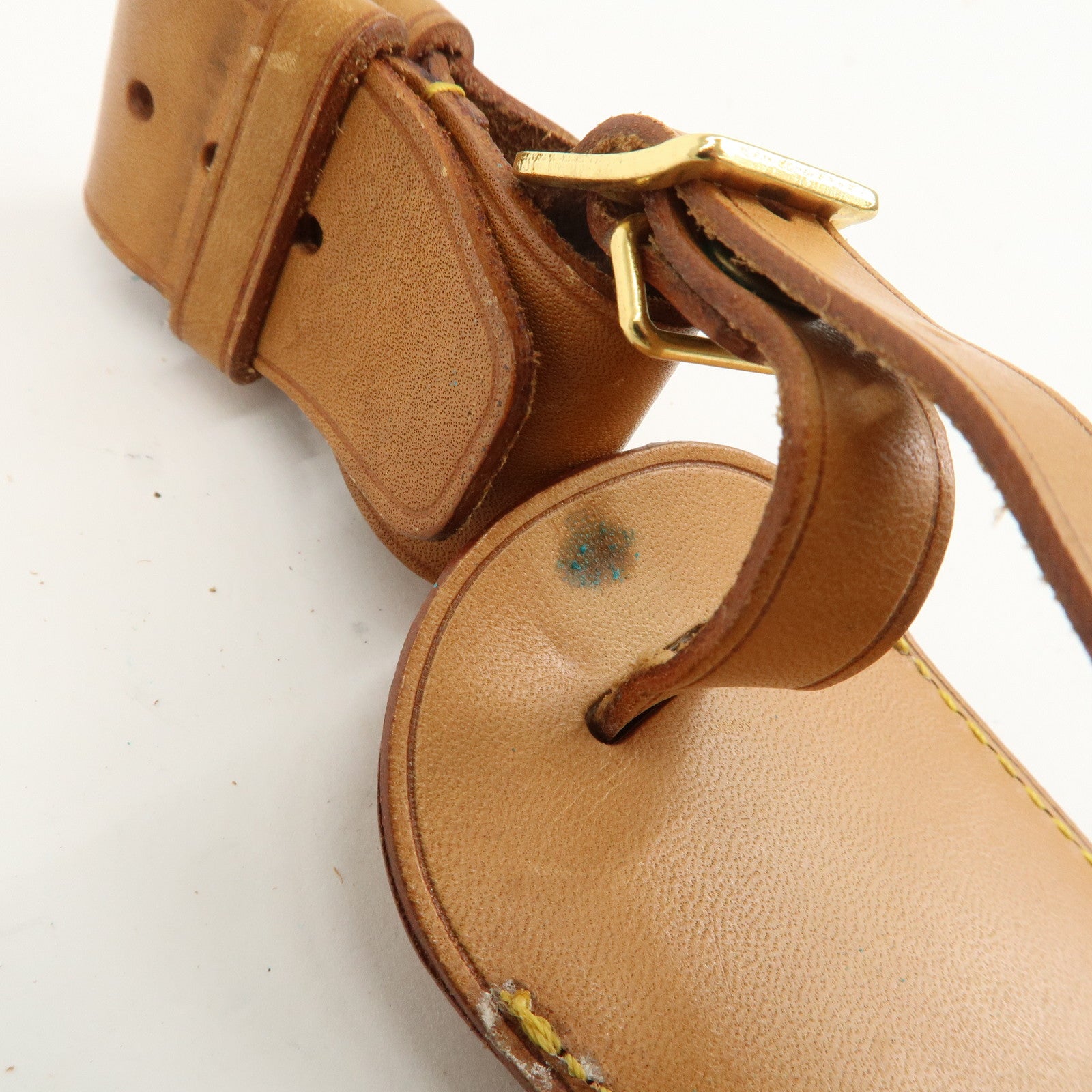 Louis Vuitton Set of 20 Leather Name Tag & Poignet Natural Used