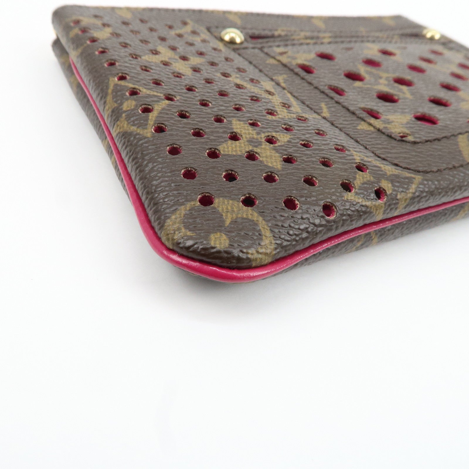 Louis Vuitton Monogram Perforated Pochette Plat Pouch M95219 Used