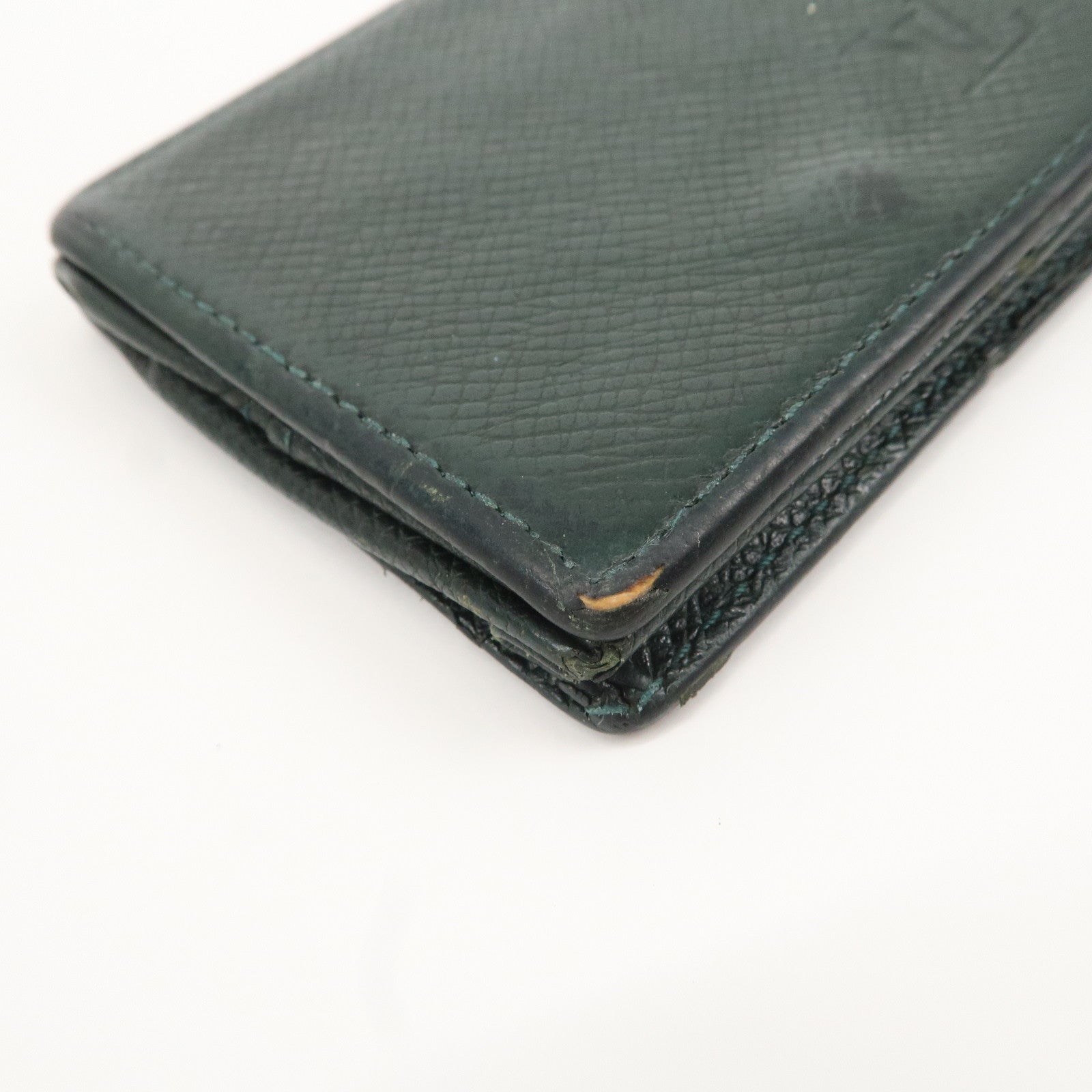 Louis Vuitton Set of 2 Taiga Coin Case Sepia Epicea M30374 M30384 Used