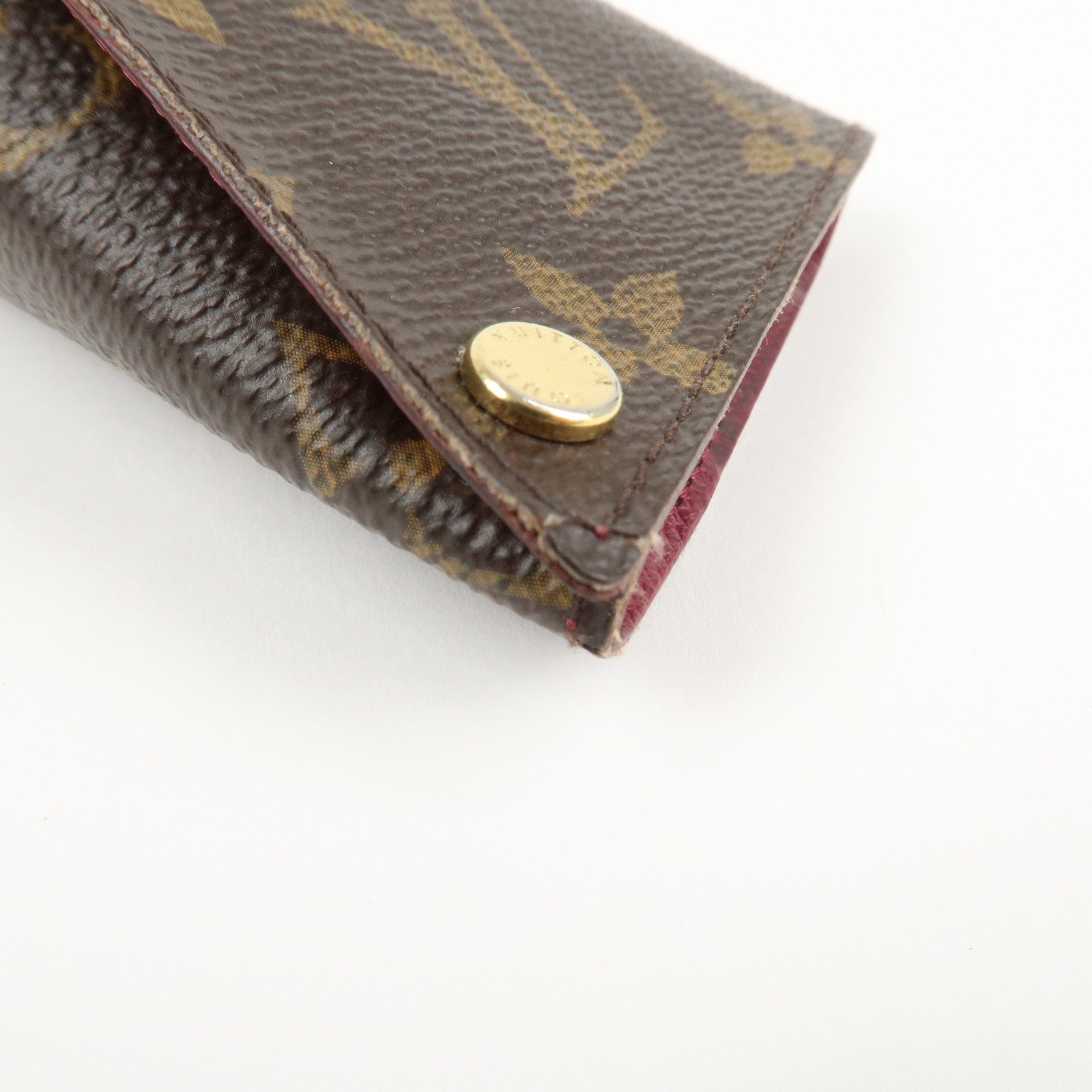 Louis Vuitton Monogram Multicles Berlingo Key Case Fuchsia M61475 Used