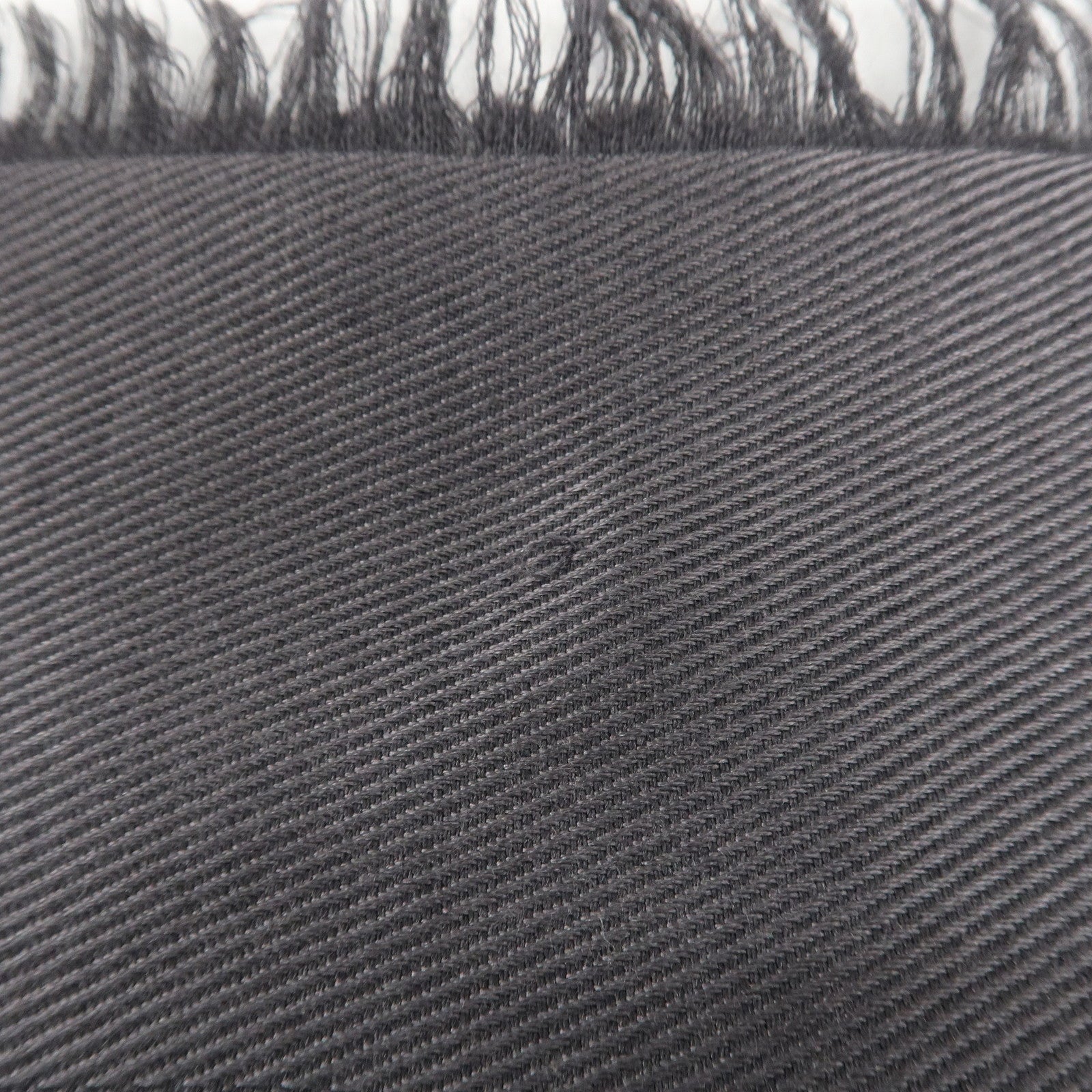 Louis Vuitton Monogram Silk Wool Stole Shawl Gray 402336 Used