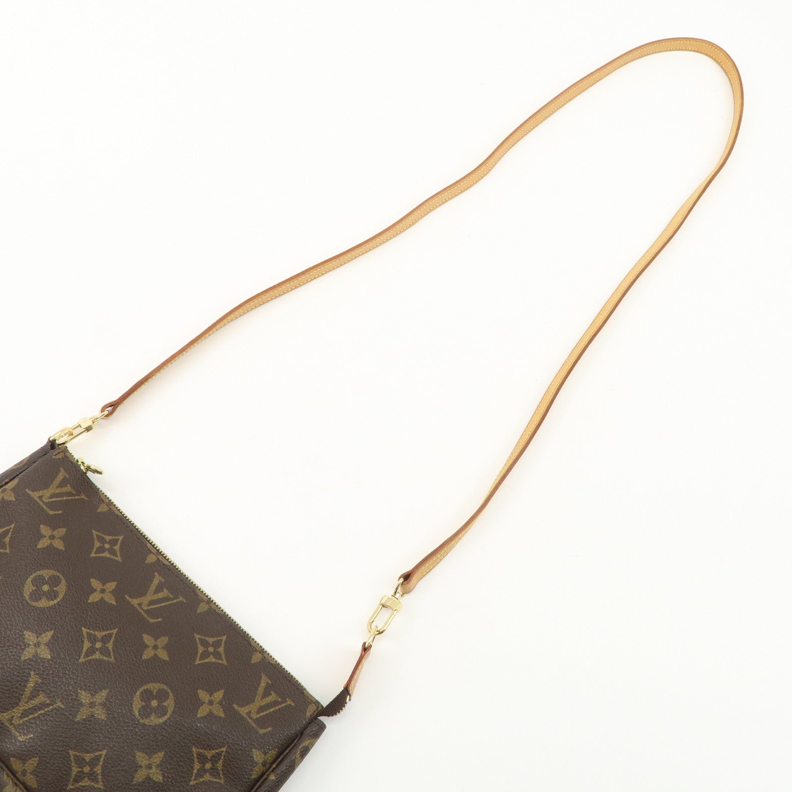 Louis Vuitton Monogram Pochette Accessoires & Strap M51980 J00145 Used