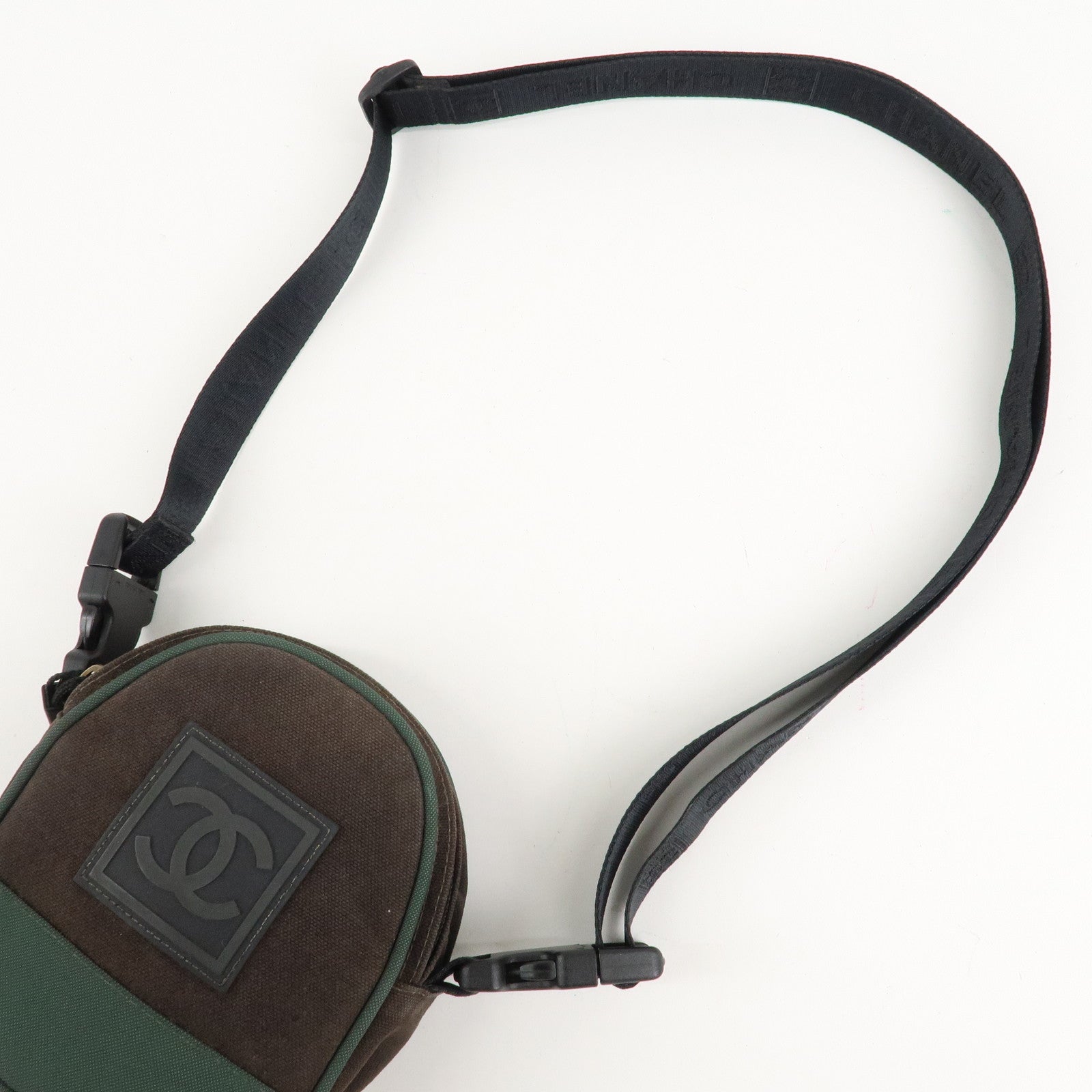 CHANEL CHANEL Sports Canvas COCO Mark Shoulder Bag A23300 Used