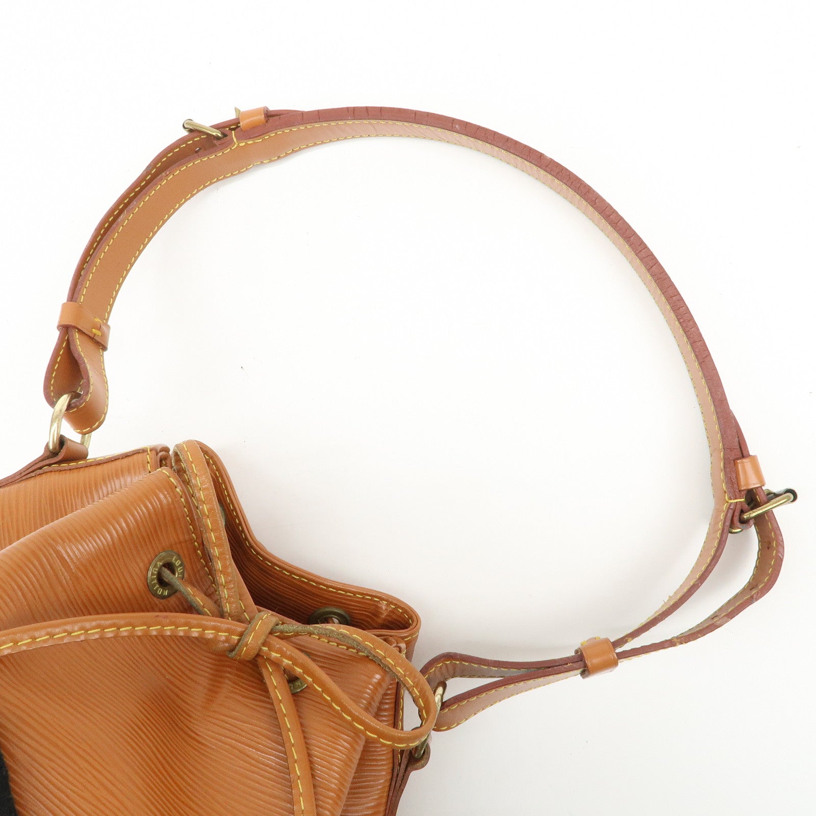 Louis Vuitton Epi Petit Noe Shoulder Bag Zipang Gold M44108 Used