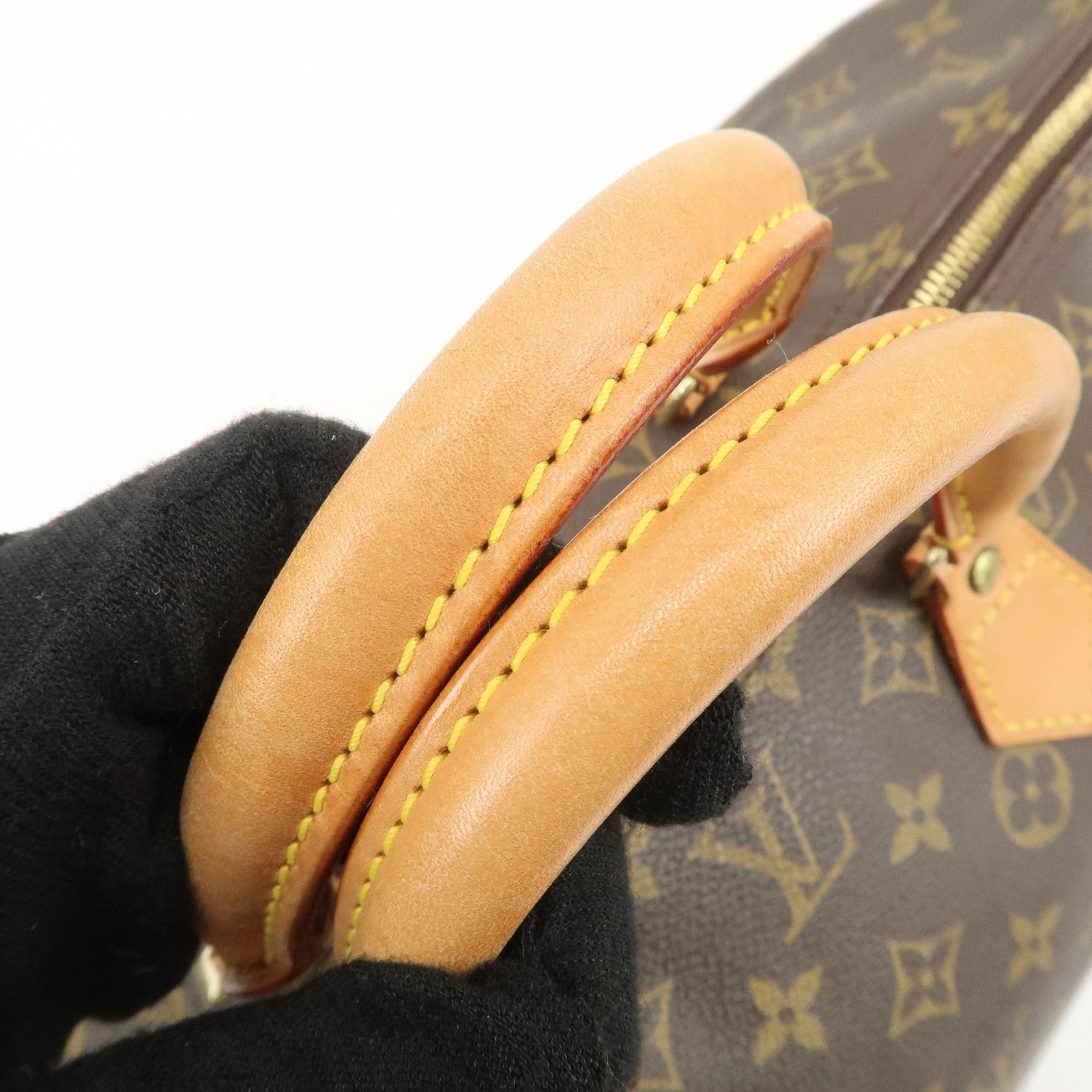 Louis Vuitton Monogram Speedy 40 Hand Bag Boston Bag M41522 Used