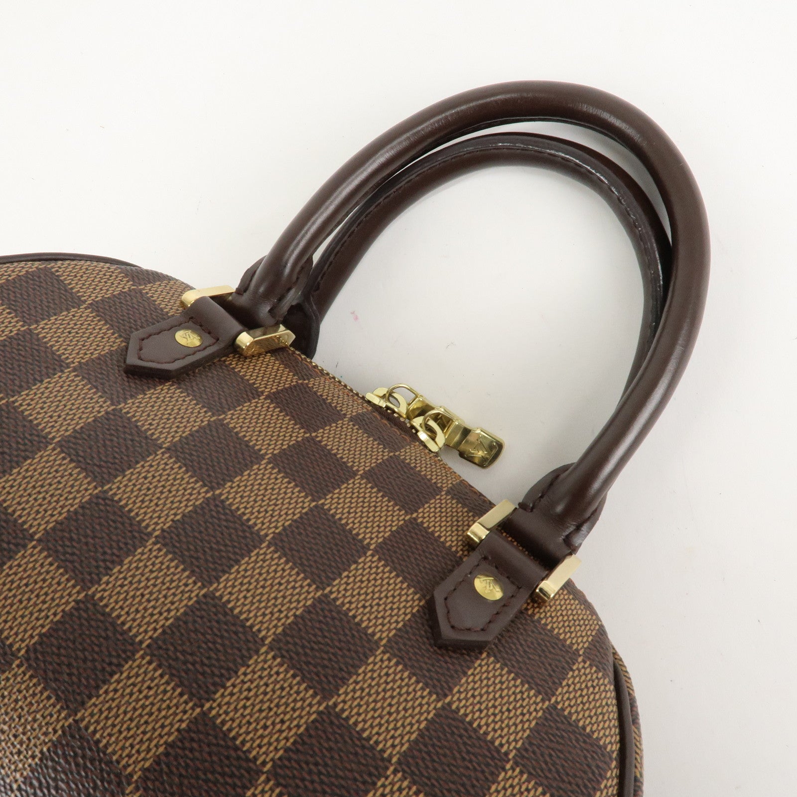Louis Vuitton Damier Rivera Mini Hand Bag N41436 Brown Used