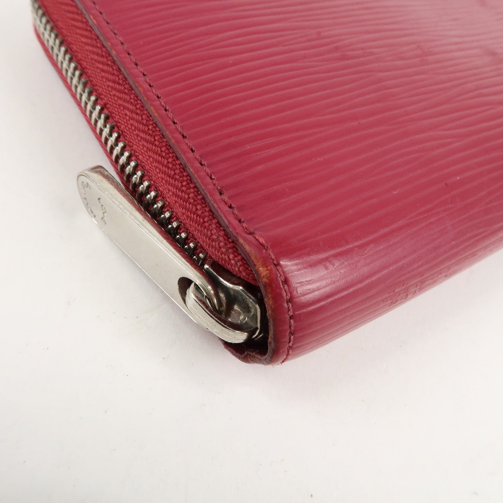 Louis Vuitton Epi Zippy Wallet Zip Around Wallet Fuchsia M60305 Used