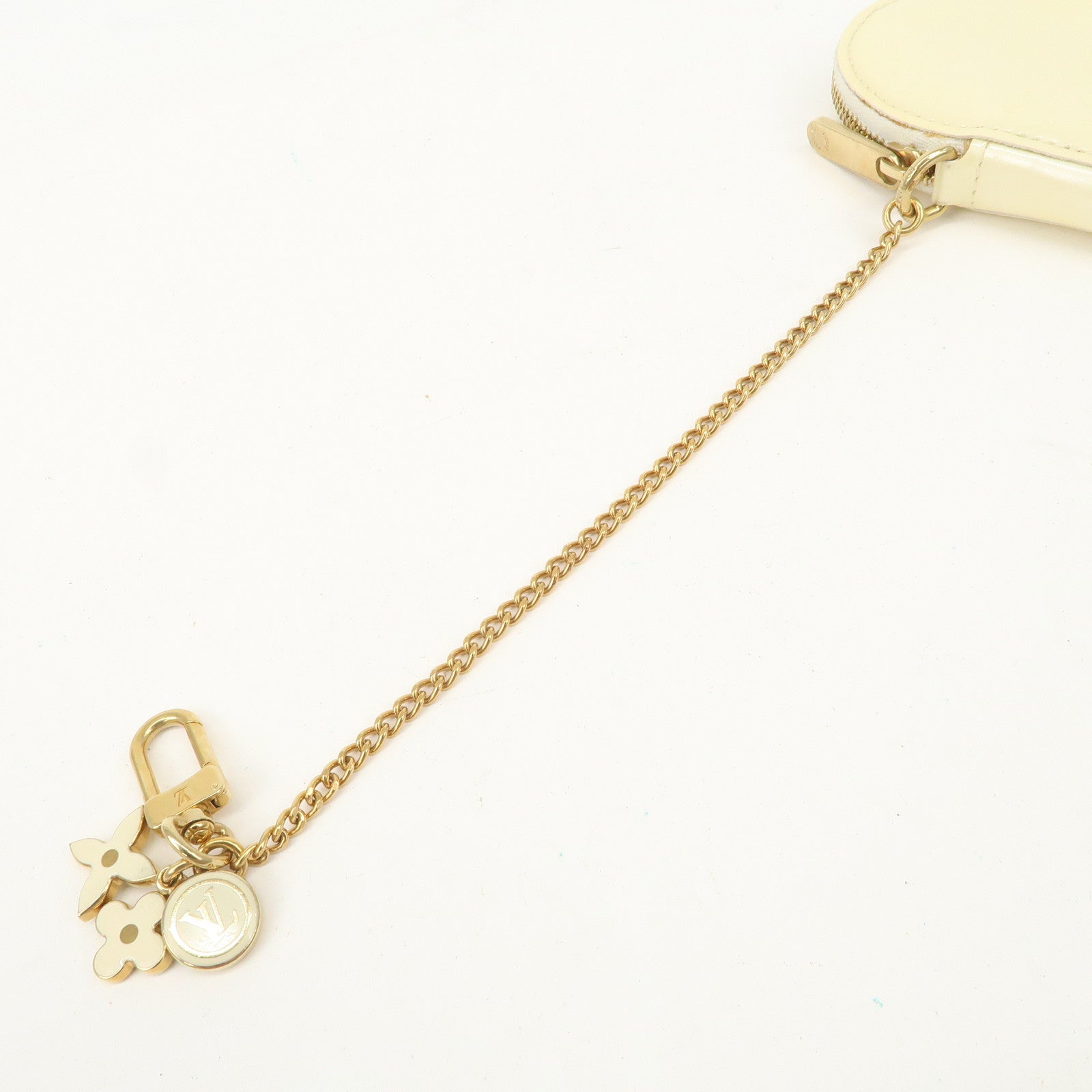 Louis Vuitton Monogram Vernis Porte Monnaie Couer Perle M91918 Used
