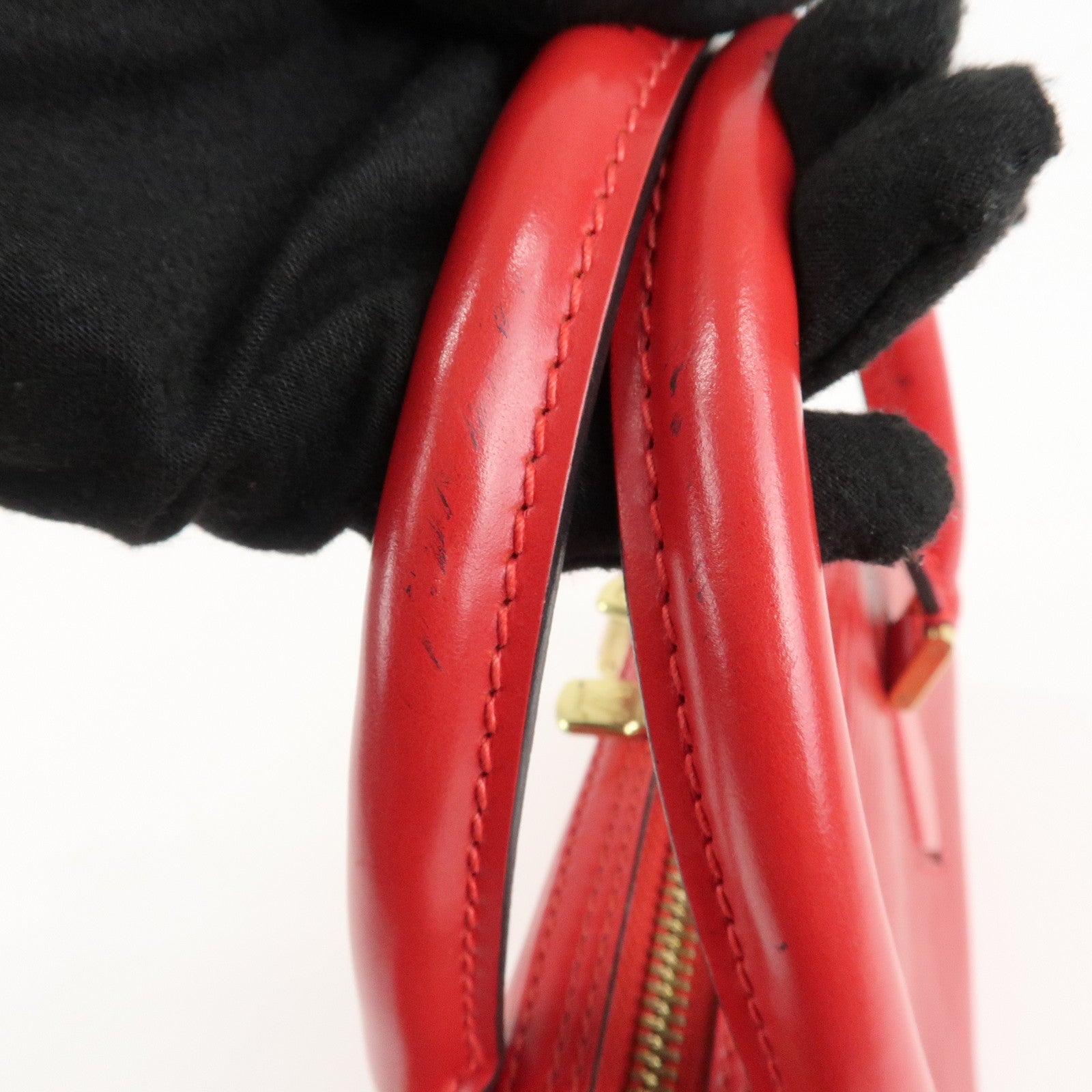 Louis Vuitton Epi Jasmine Hand Bag Castilian Red M52087 Used