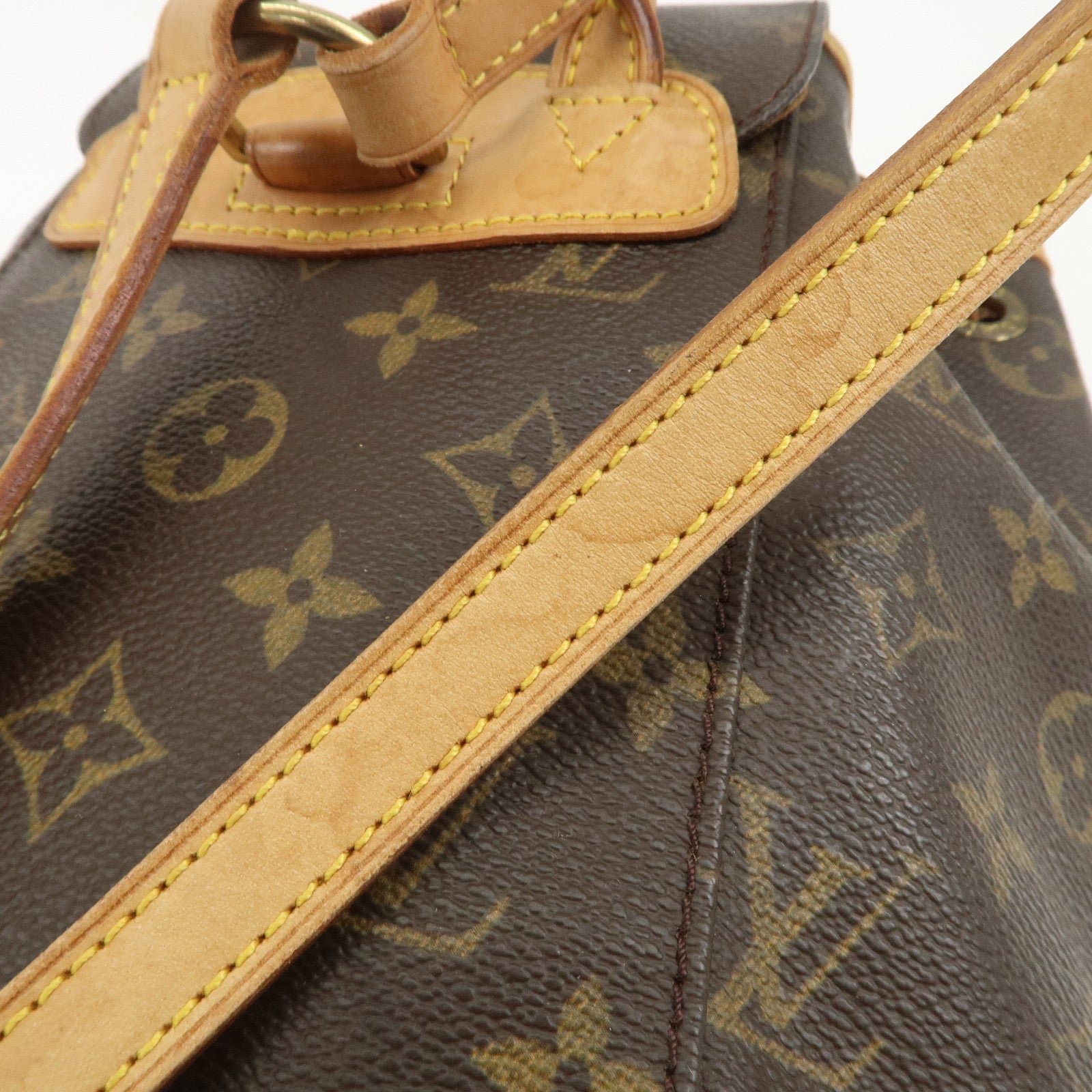 Louis Vuitton Monogram Mini Montsouris Backpack Bag M51137 Used