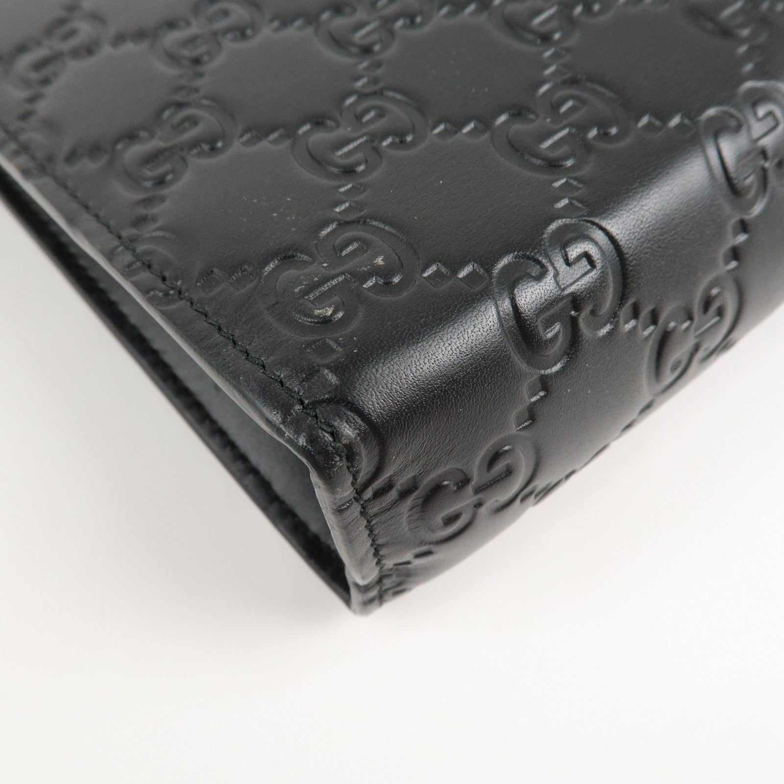 GUCCI Guccissima Sherry Guccissima Leather Clutch Bag 475316 Used