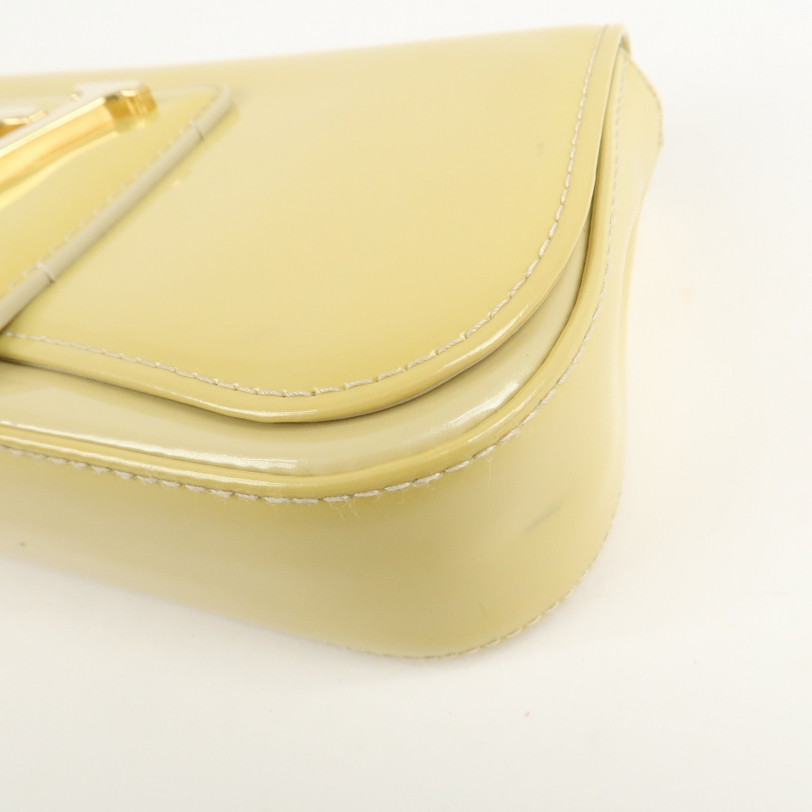 Louis Vuitton Pochette Sobie Clutch Bag Blanccorail M93489 Used