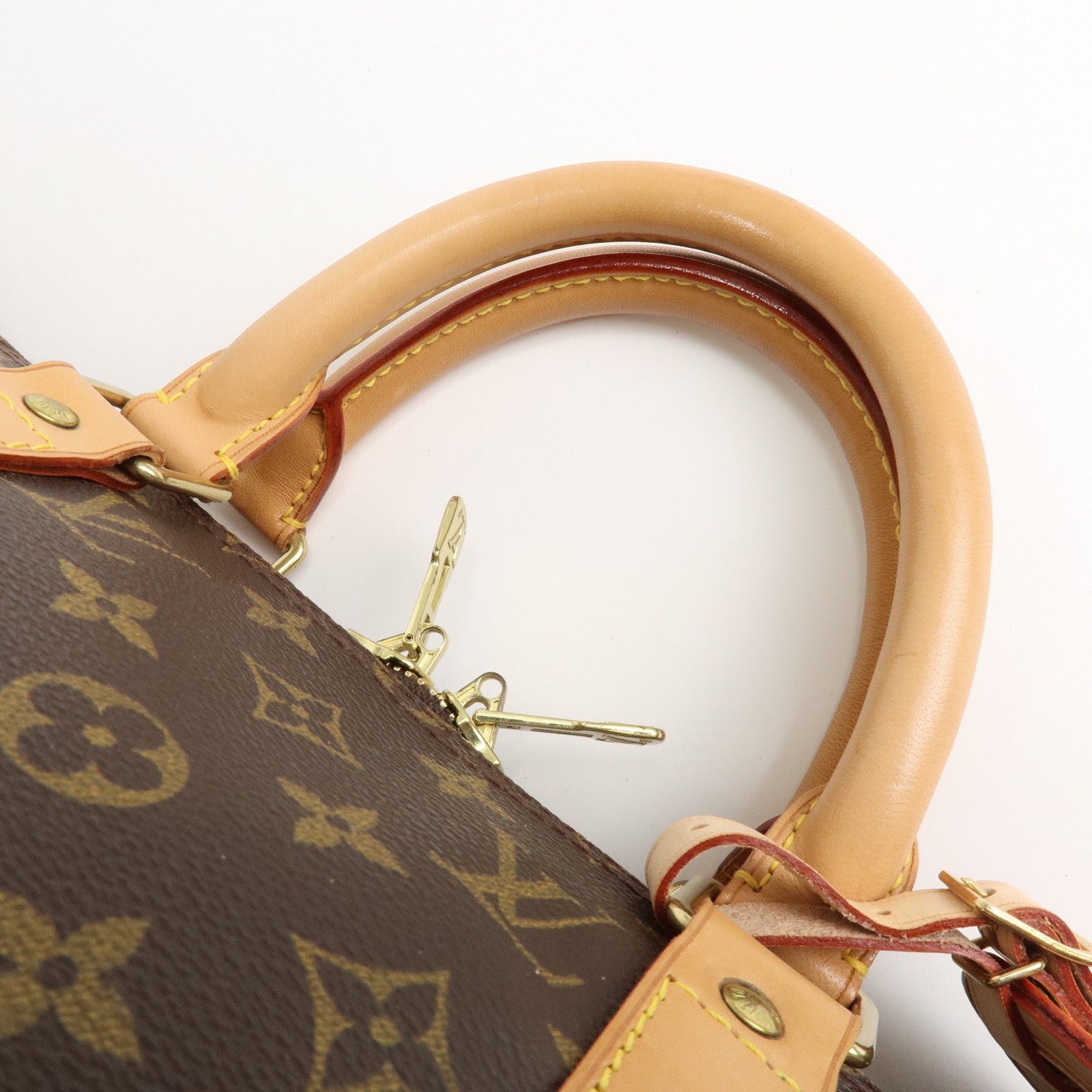 Louis Vuitton Monogram Keep All Bandouliere 50 Boston Bag M41416 Used