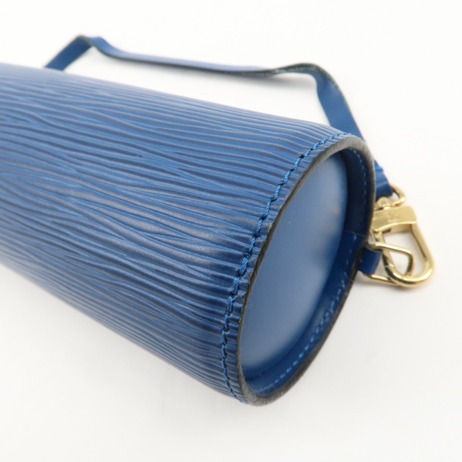 Louis Vuitton Epi Set of2 Soufflot Pouch Castilian Red Toledo Blue Used
