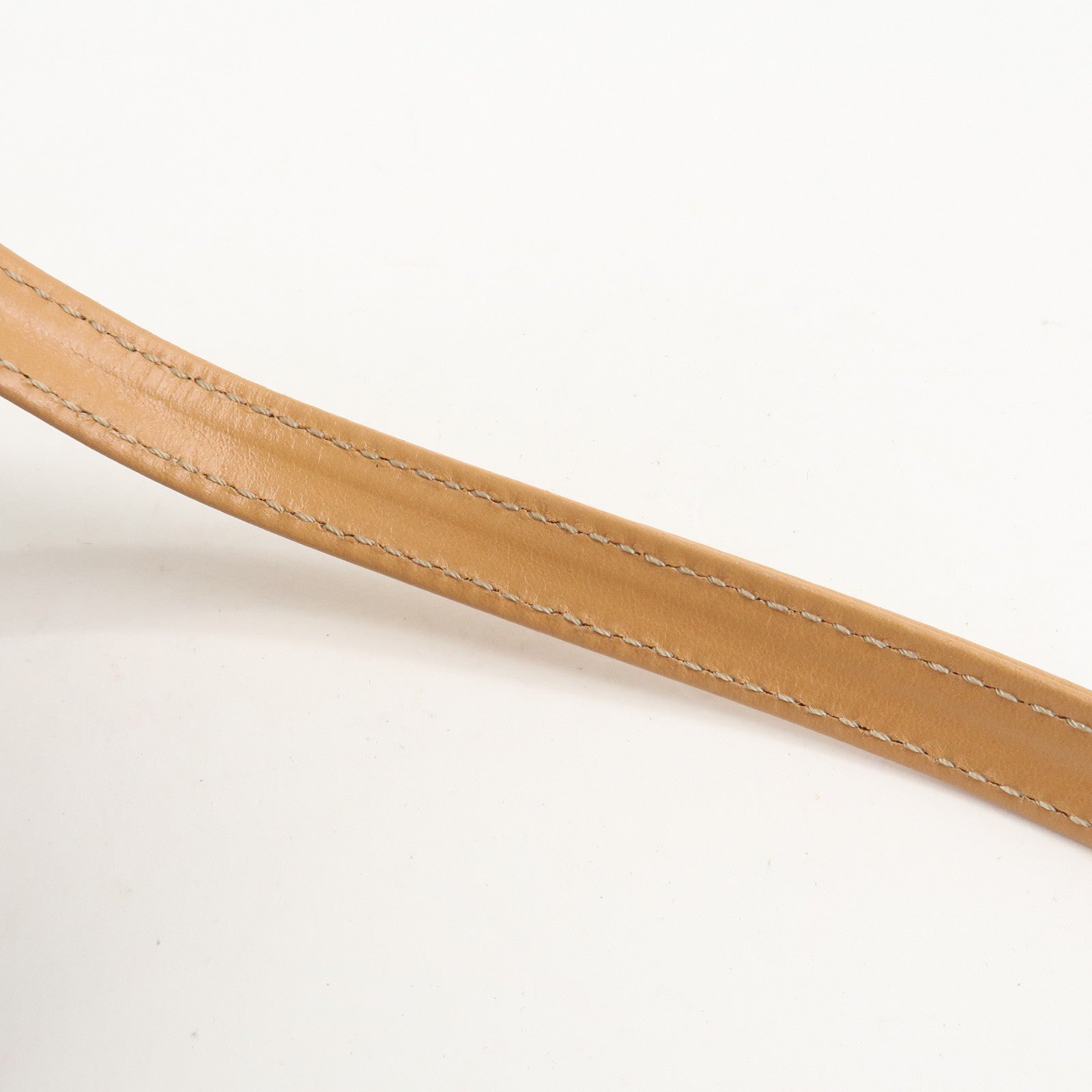 CELINE Macadam PVC Leather 2 Way Boston Bag Hand Bag Brown Used