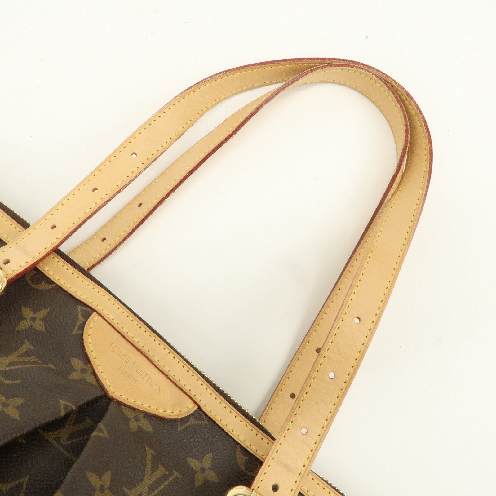 Louis Vuitton Monogram Palermo GM 2Way Hand Bag Brown M40146 Used