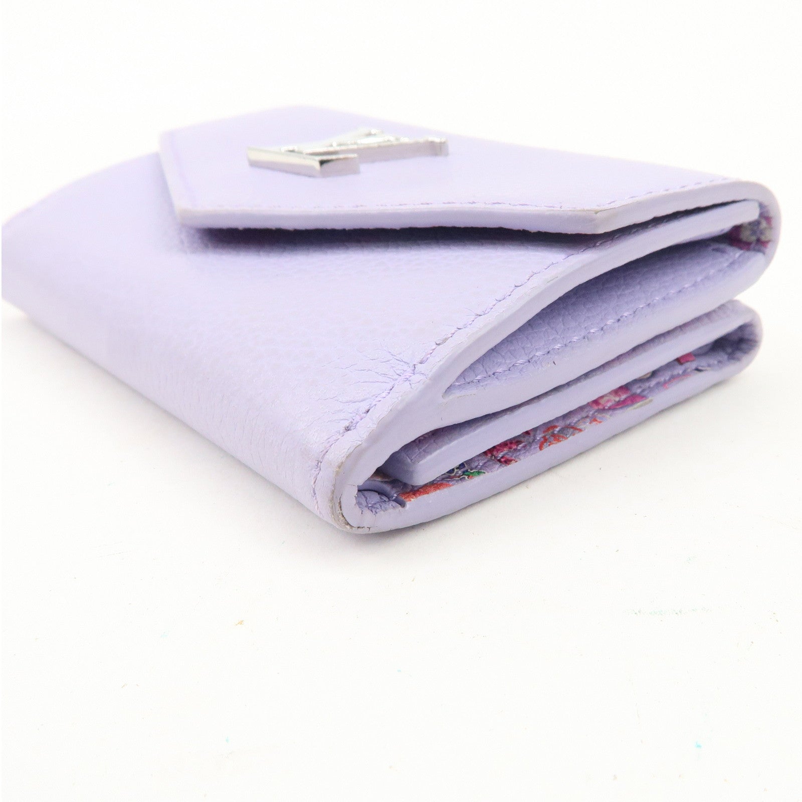 Louis Vuitton Portefeuille Lock Mini Wallet Purple M81887 Used