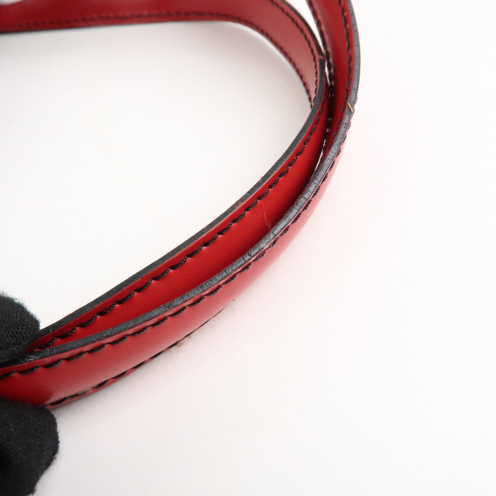 Louis Vuitton Epi Varennes Hand Bag Noir Red M52387 Used