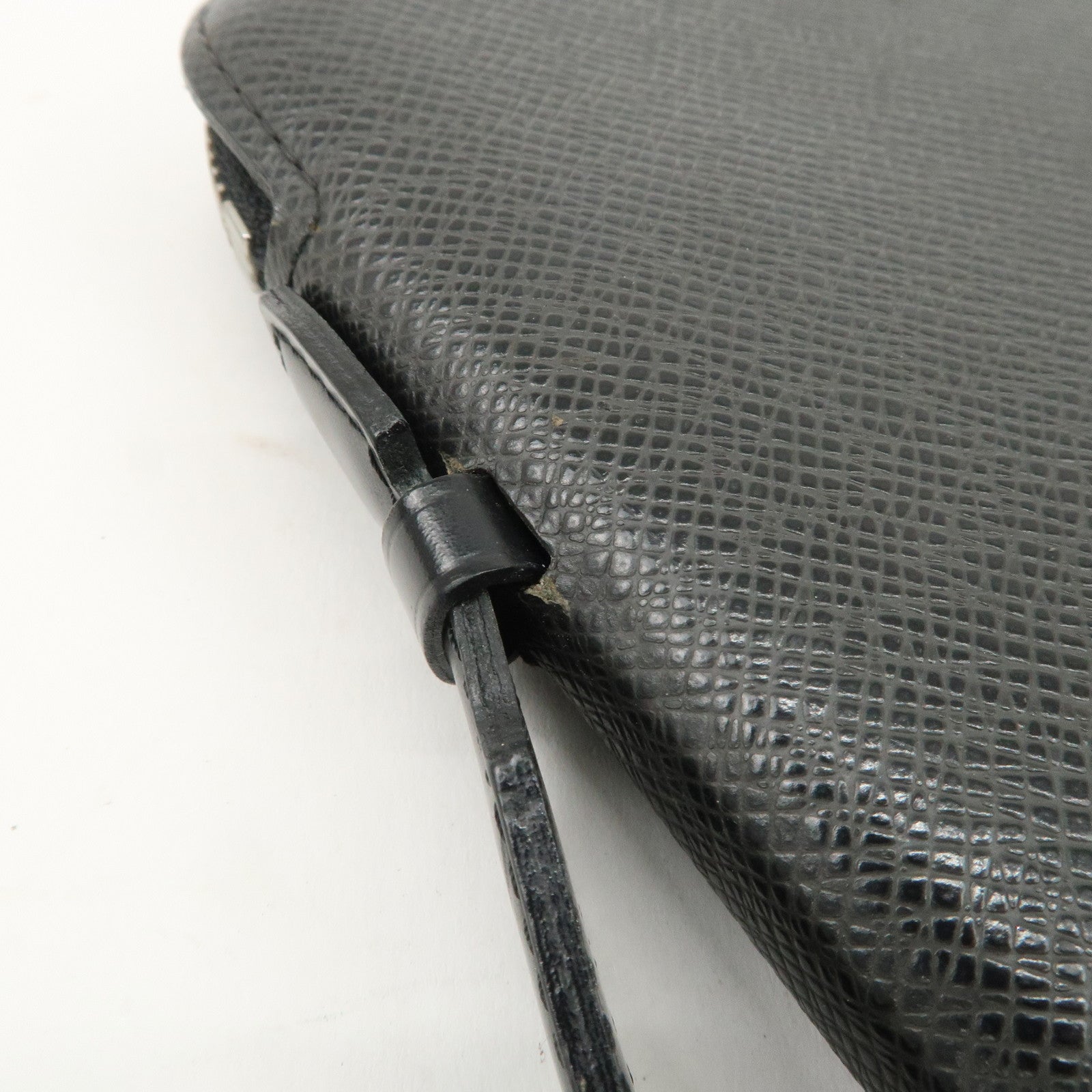 Louis Vuitton Taiga Organizer Atoll Long Wallet Ardoise M30652 Used